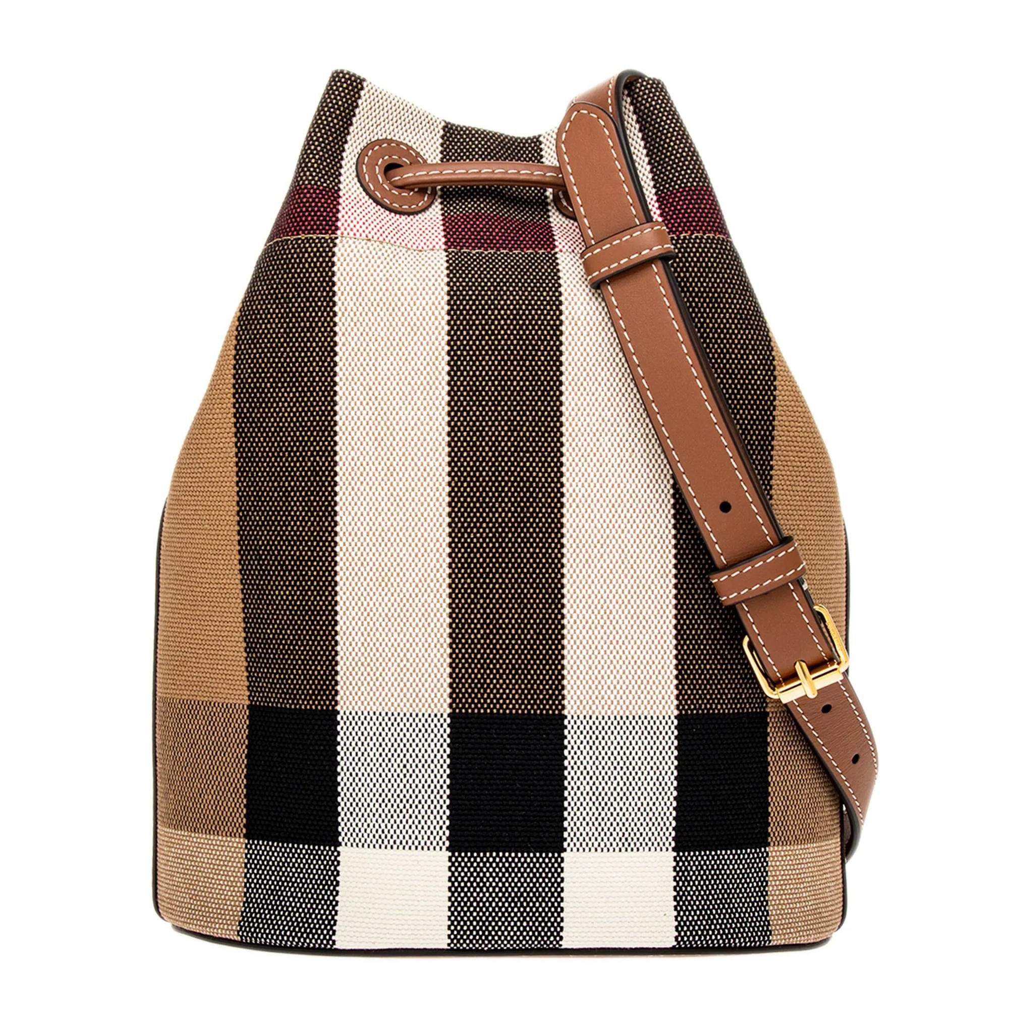BURBERRY Umhängetasche Bucket Bag Small Bucket Check 80840451