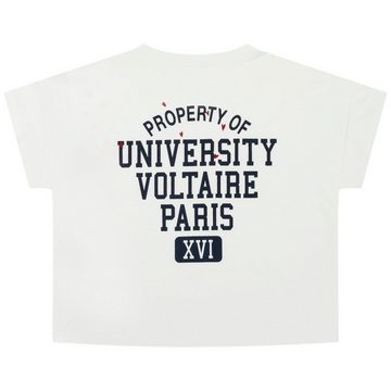 ZADIG & VOLTAIRE Kurzarmshirt Zadig & Voltaire T-Shirt in off-white mit College Print