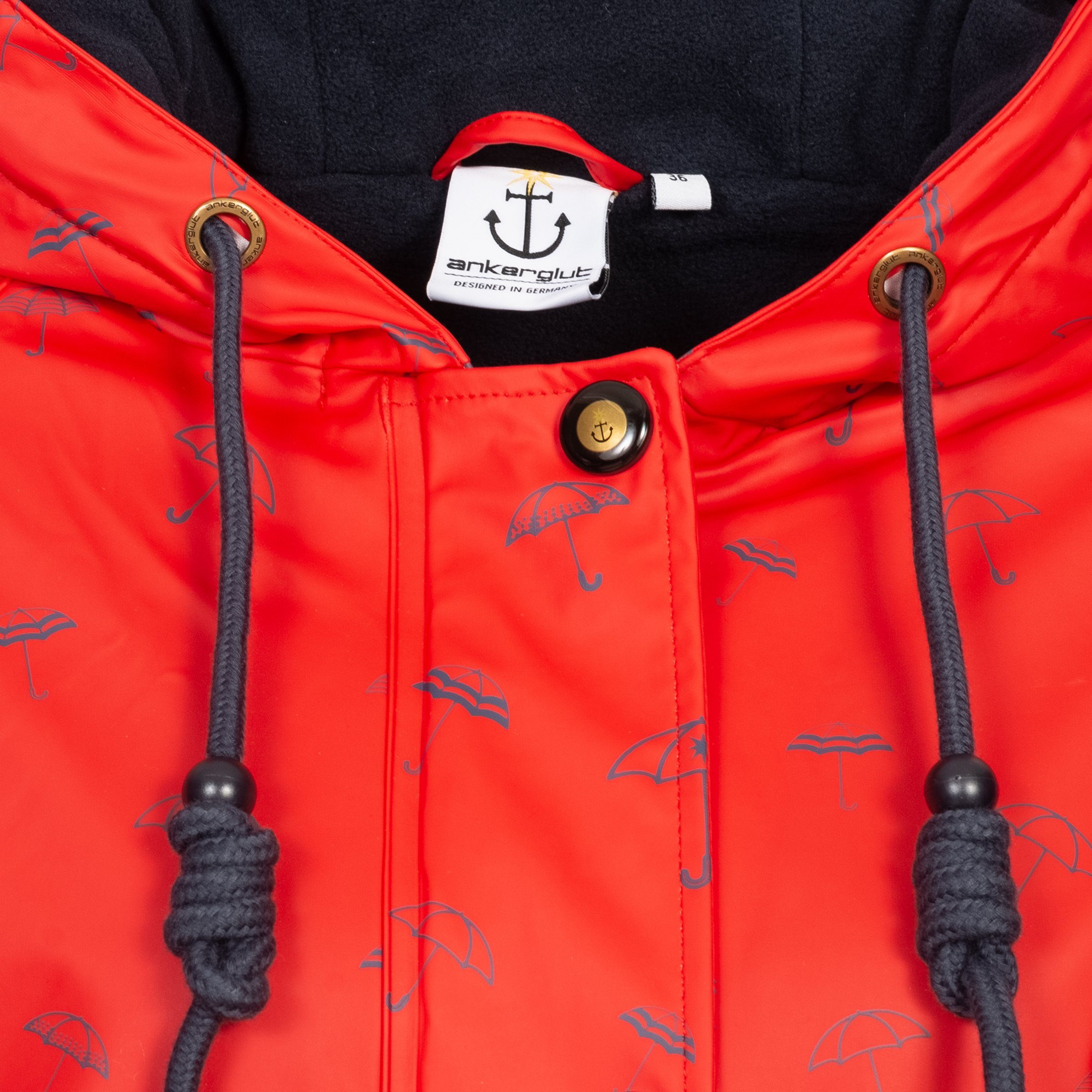 ankerglut Regenjacke Friesennerz #ankerglutmeer WOMEN CS auch in Großen Größen erhältlich