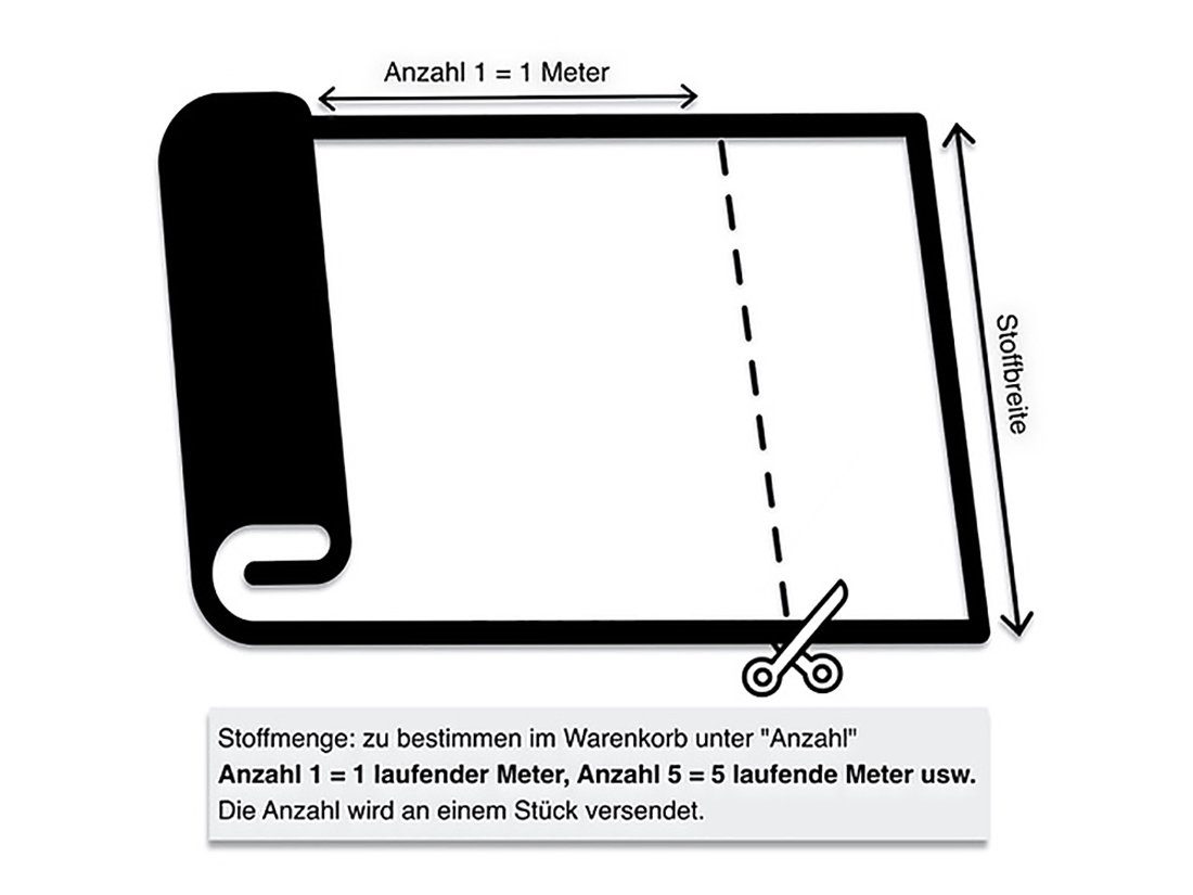 Stofferia Stoff Dekostoff Halbleinen Boho Grün, Breite 139 cm, Meterware. € 69,90, (€ 69,90 pro 1 m).