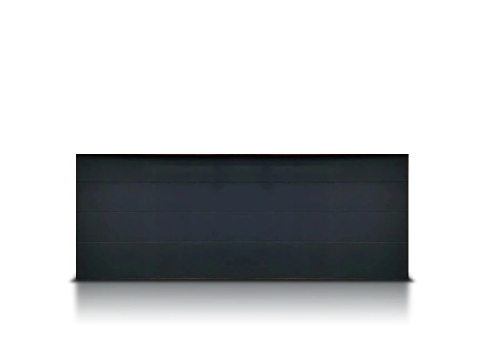 LiderStal Garagentor Sektionaltor 5x2,2 m Anthrazit Deep Matt mit Antrieb CAME V1000, (inkl. Garagentorantrieb), 2 Handsender, Dekor-Paneel 40 mm mit Wärmedämmung