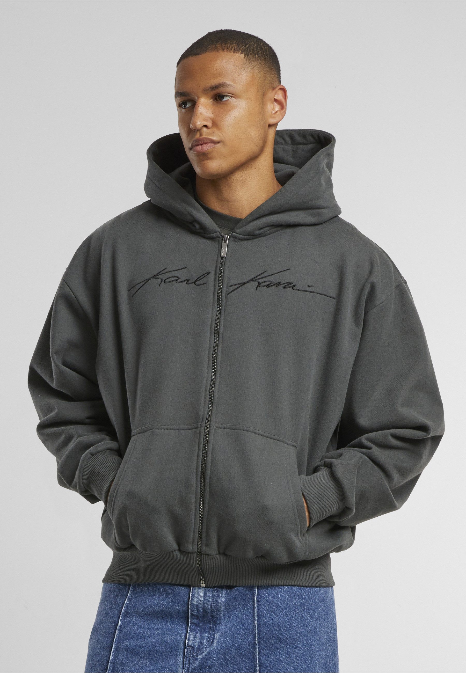 Karl Kani Kapuzenpullover Karl Kani KK Autograph Heavy Sweat OS Ziphoodie (1-tlg)
