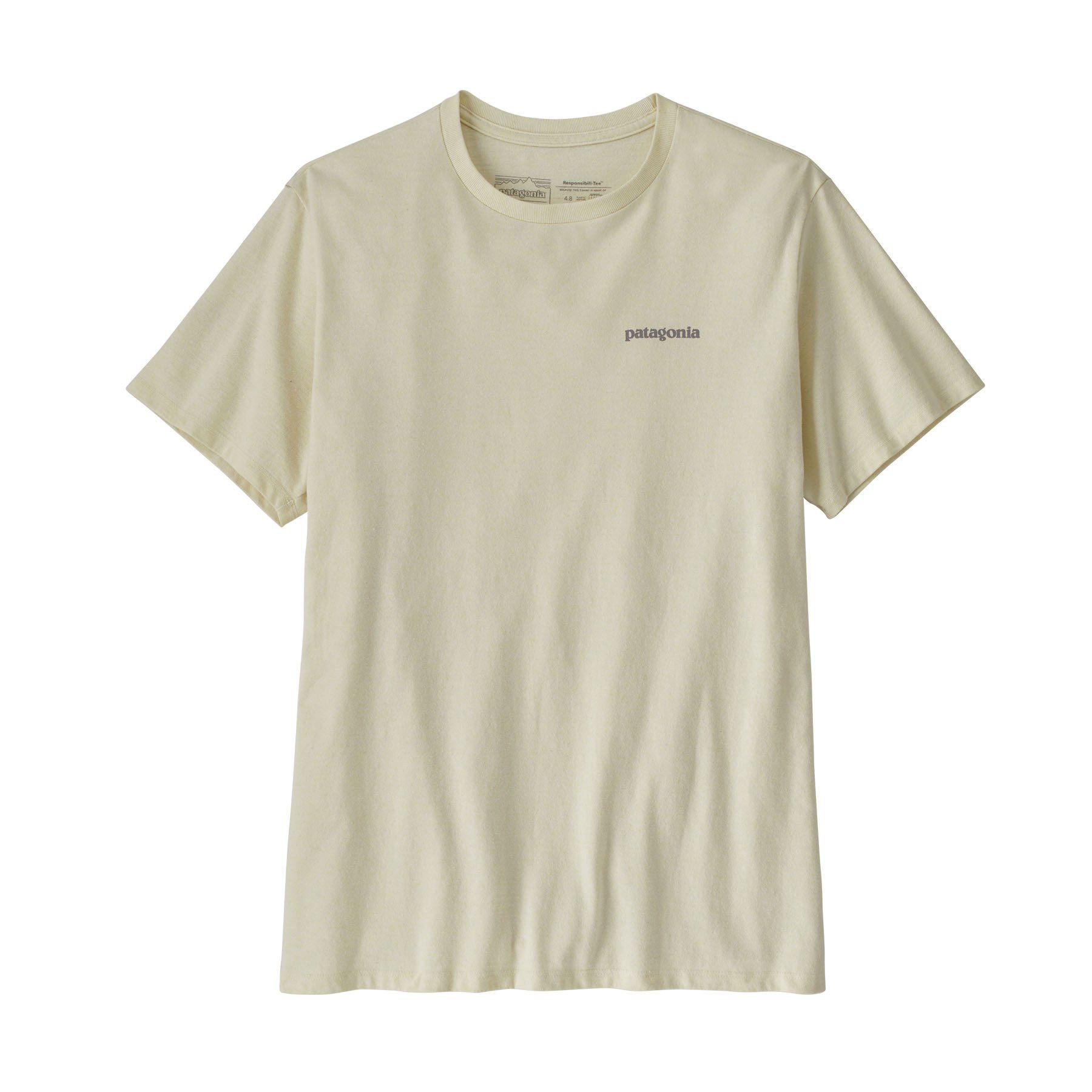 Patagonia T-Shirt Patagonia Unisex T-Shirt Fitz Roy Icon Responsibili-Tee Adult birch white