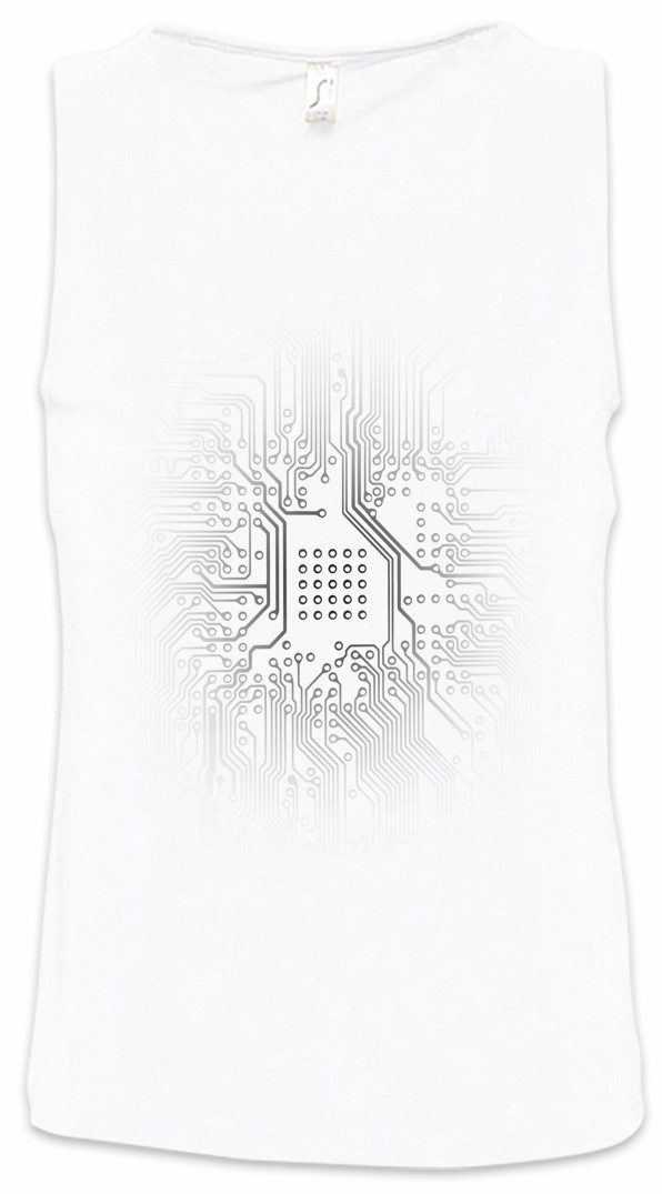 Urban Backwoods Tanktop Electrical Engineering Ärmelloses T-Shirt Techniker Elektro Engineer Computer Science Chip Scientist
