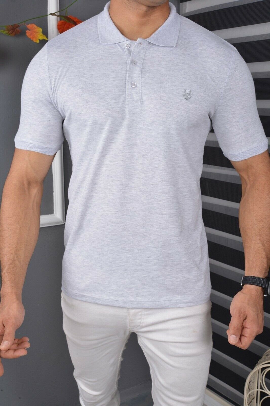 Megaman Jeans Poloshirt Polo Shirts Herren Kurzarm Golf Tennis Outdoor Somm günstig online kaufen