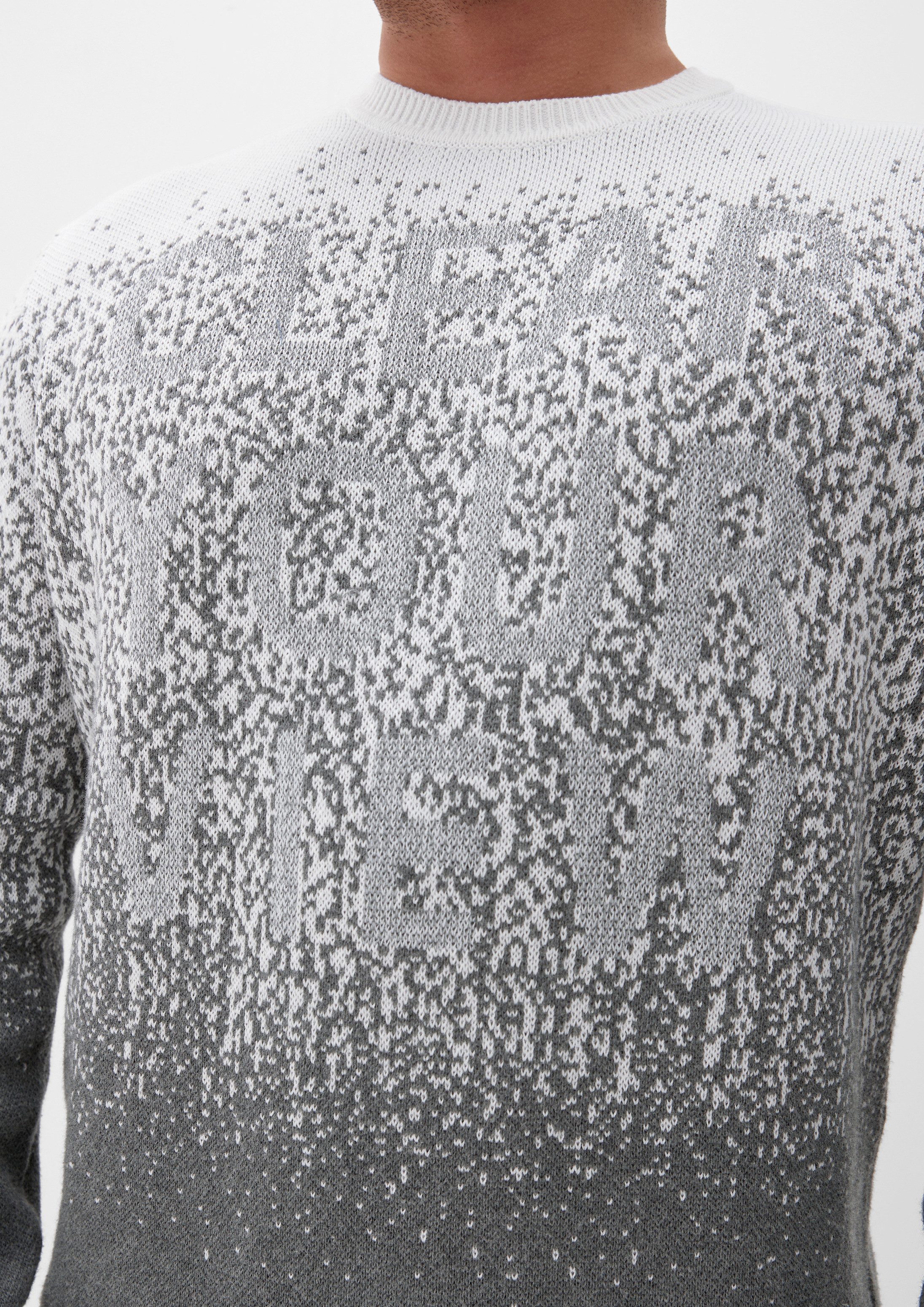 s.Oliver Longpullover Strickpullover Pullover aus Baumwollstrick