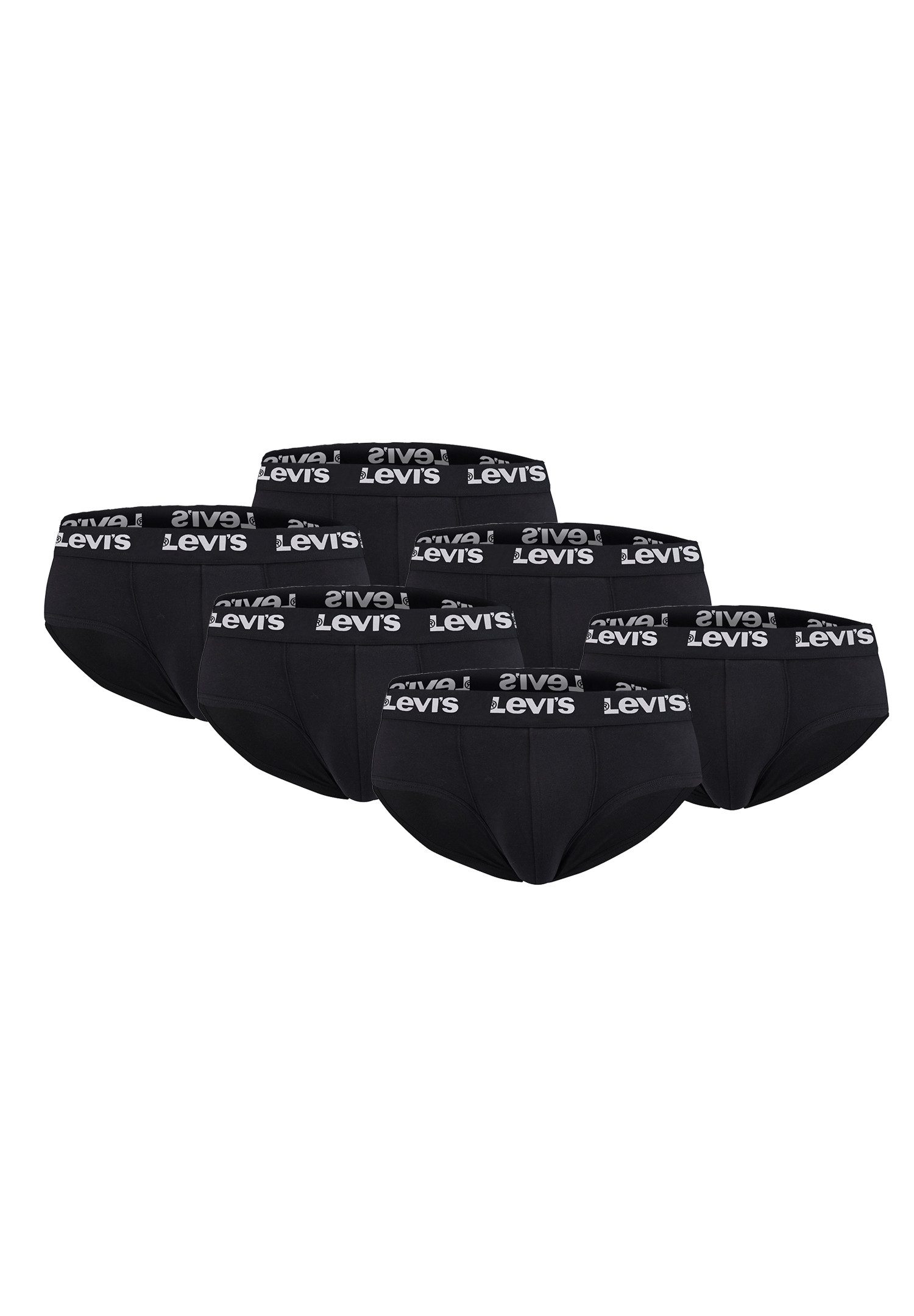 Levi's® Boxershorts LEVIS Men Repeat Logo Brief 6P (Spar-Pack, 6-St., 6er-Pack)