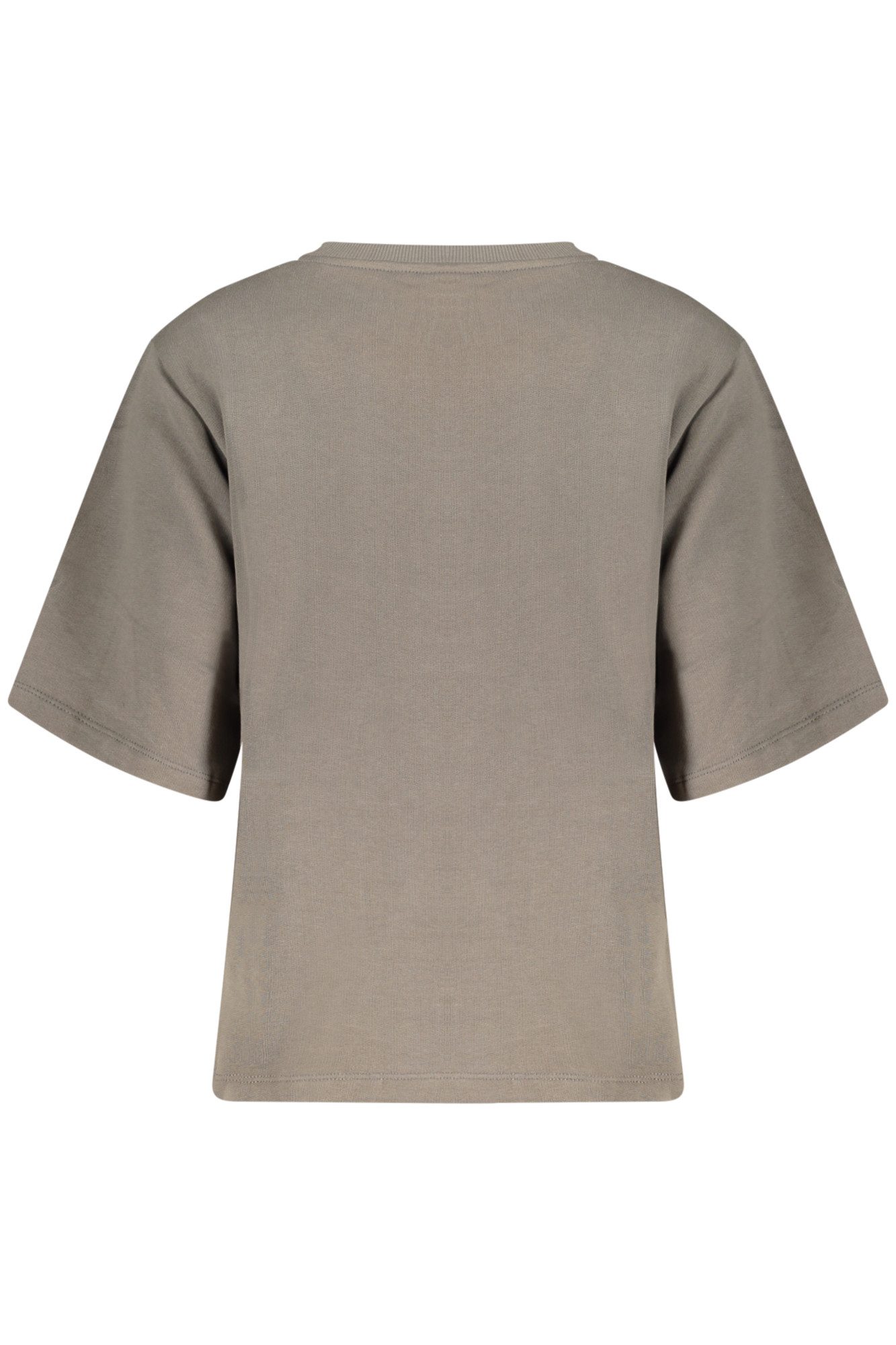 Desigual Sweatshirt Grauer Damenpullover mit Strass & Stickerei –