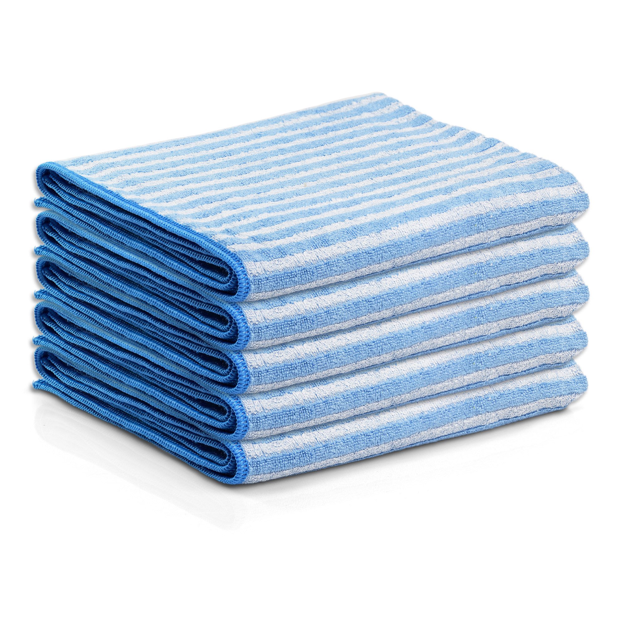 Das Blaue Wunder® Geschirrtuch EXTRA Premium aus Bambusfasern für Küche und Haushalt, (Set in 40 x 70cm), Reinigen und Trocknen, Streifen- und fusselfrei, Waschbar bis 95°C