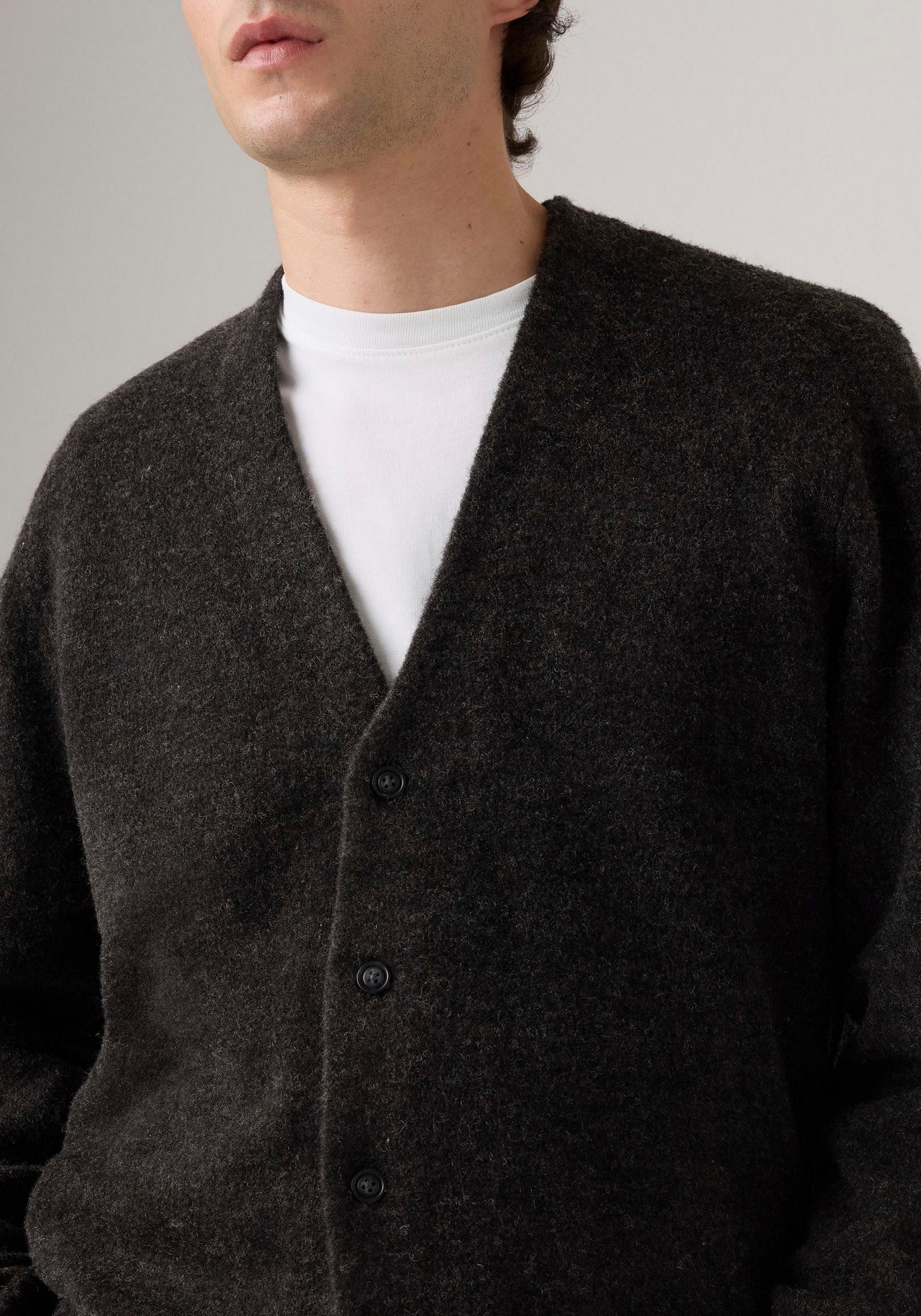 Levi's® Strickjacke Legere Passform, pflegeleichter Materialmix