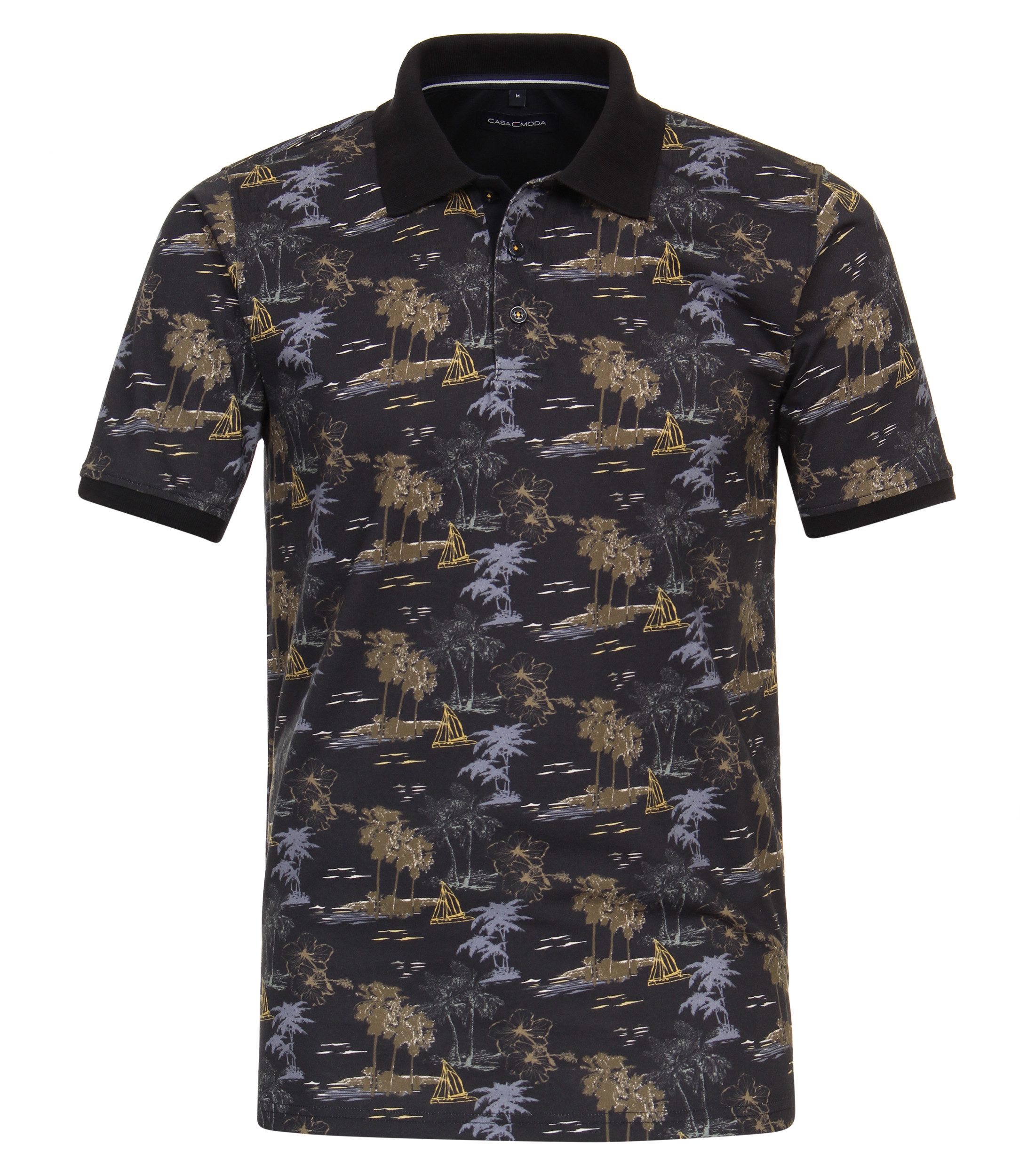 Poloshirt CASAMODA Polo-Shirt gemustert