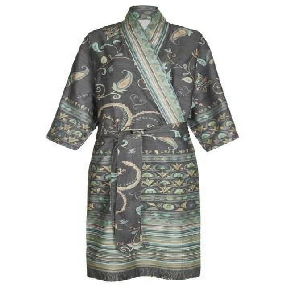 Bassetti Kimono LIVORNO G1 in S/M, 100% Baumwolle, im Geschenkkarton, Gürtel