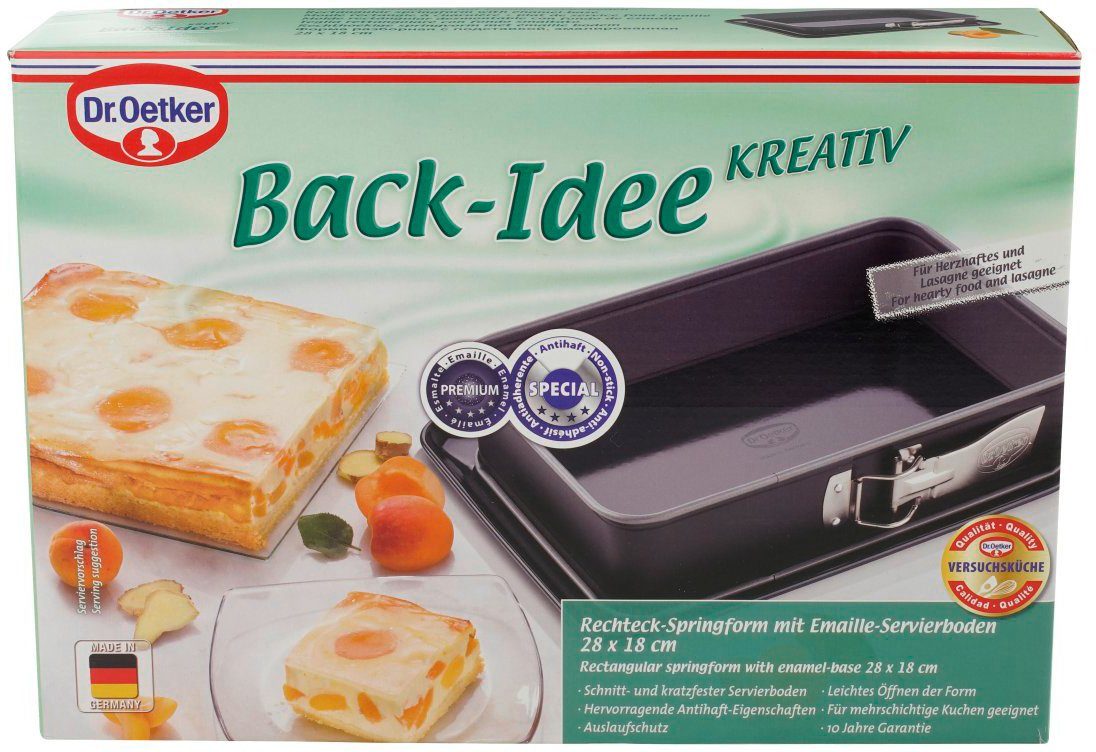 Dr. Oetker Küchenhelfer Springform Kreativ, antihaftbeschichtet