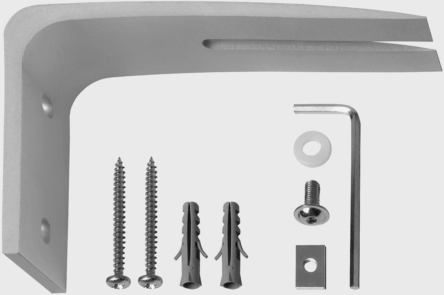 Good Life Gardinenschiene Sileno, 3-läufig, kürzbar, Aluminium