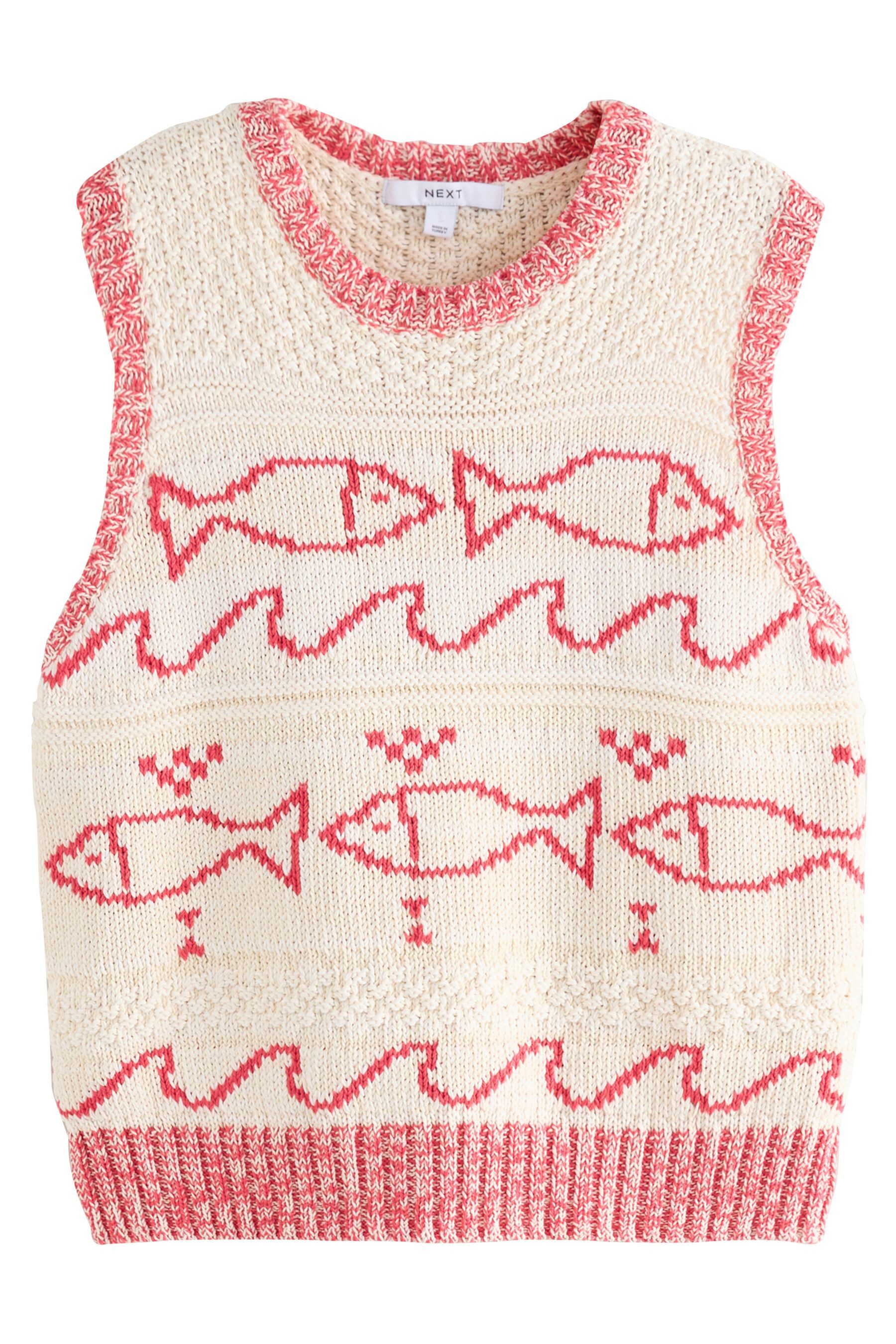 Next С коротким рукавом Gestricktes Tanktop (1-tlg)