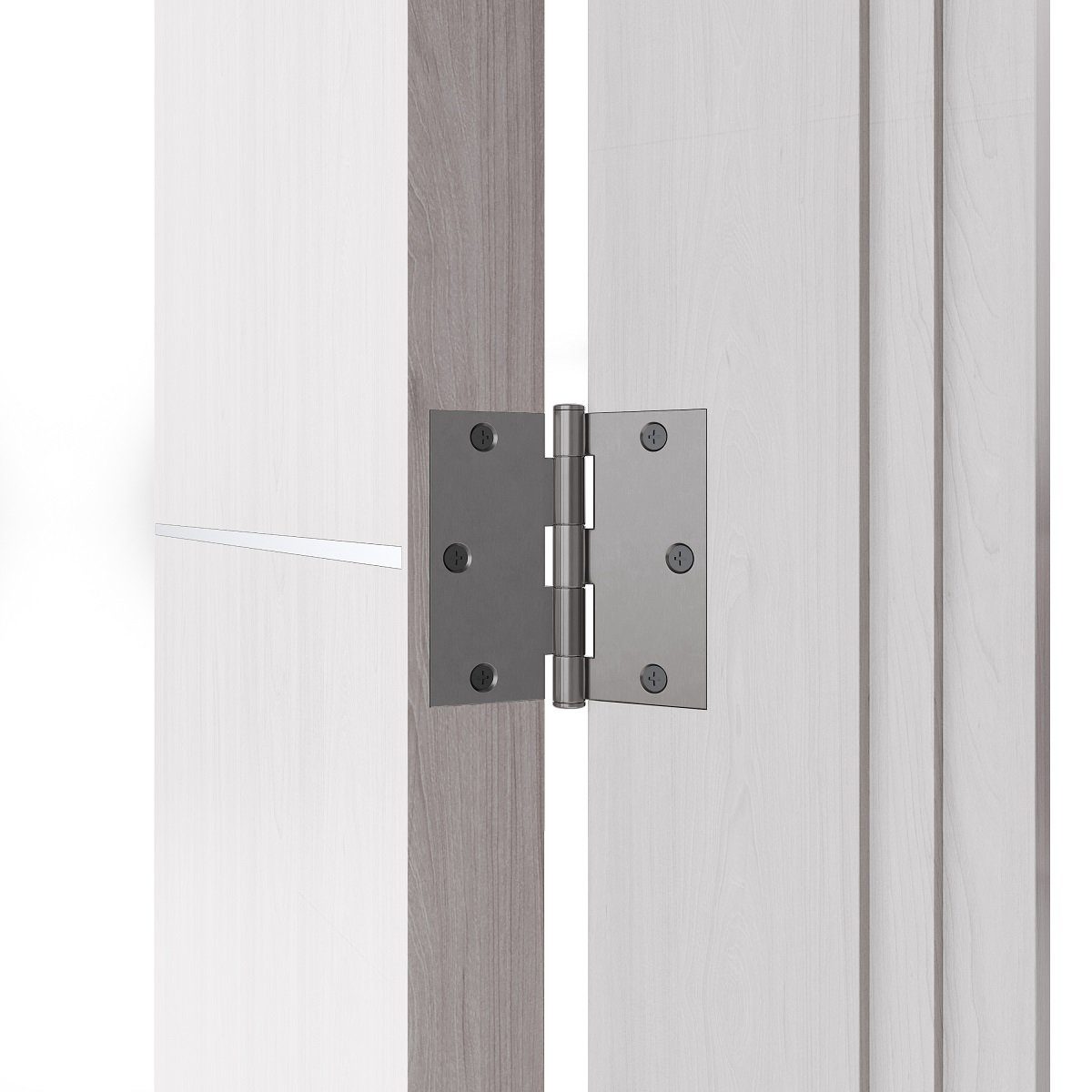 MS Beschläge Türbeschlag Langlebiges Scharnier 2mm Stärke Möbelscharnier