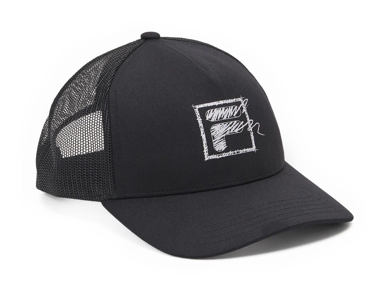 Fila Trucker Cap Unisex Kappe Mütze Baseball - BEJAR Schwarz