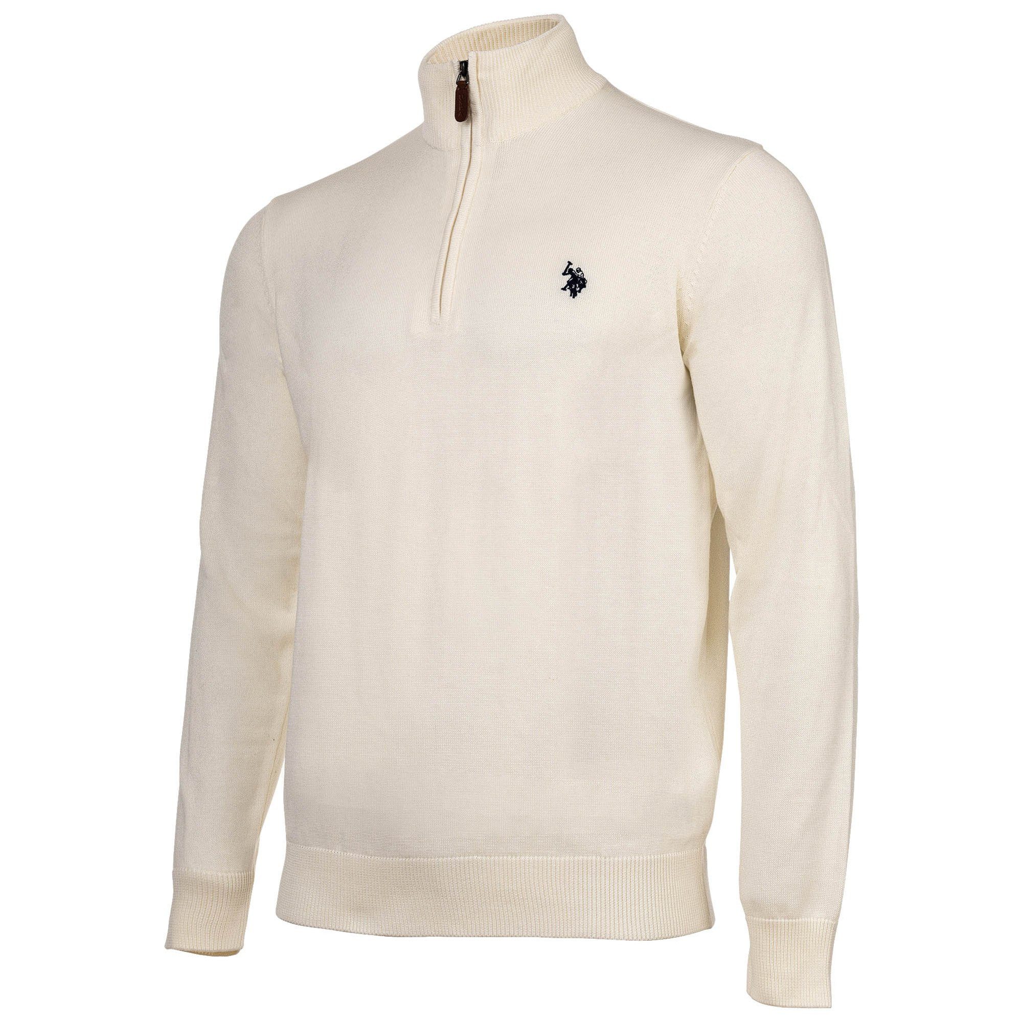 U.S. Polo Assn. Sweatshirt Herren Strickpullover 1er Pack Baumwolle (Packun günstig online kaufen