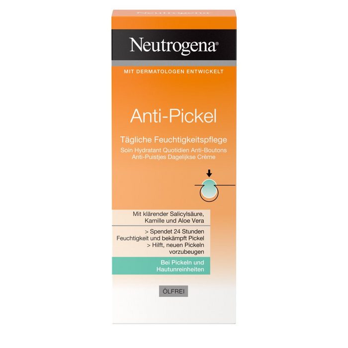 Neutrogena Tagescreme Anti Pickel Tägliche Feuchtkeitspflege ölfrei - 50ml