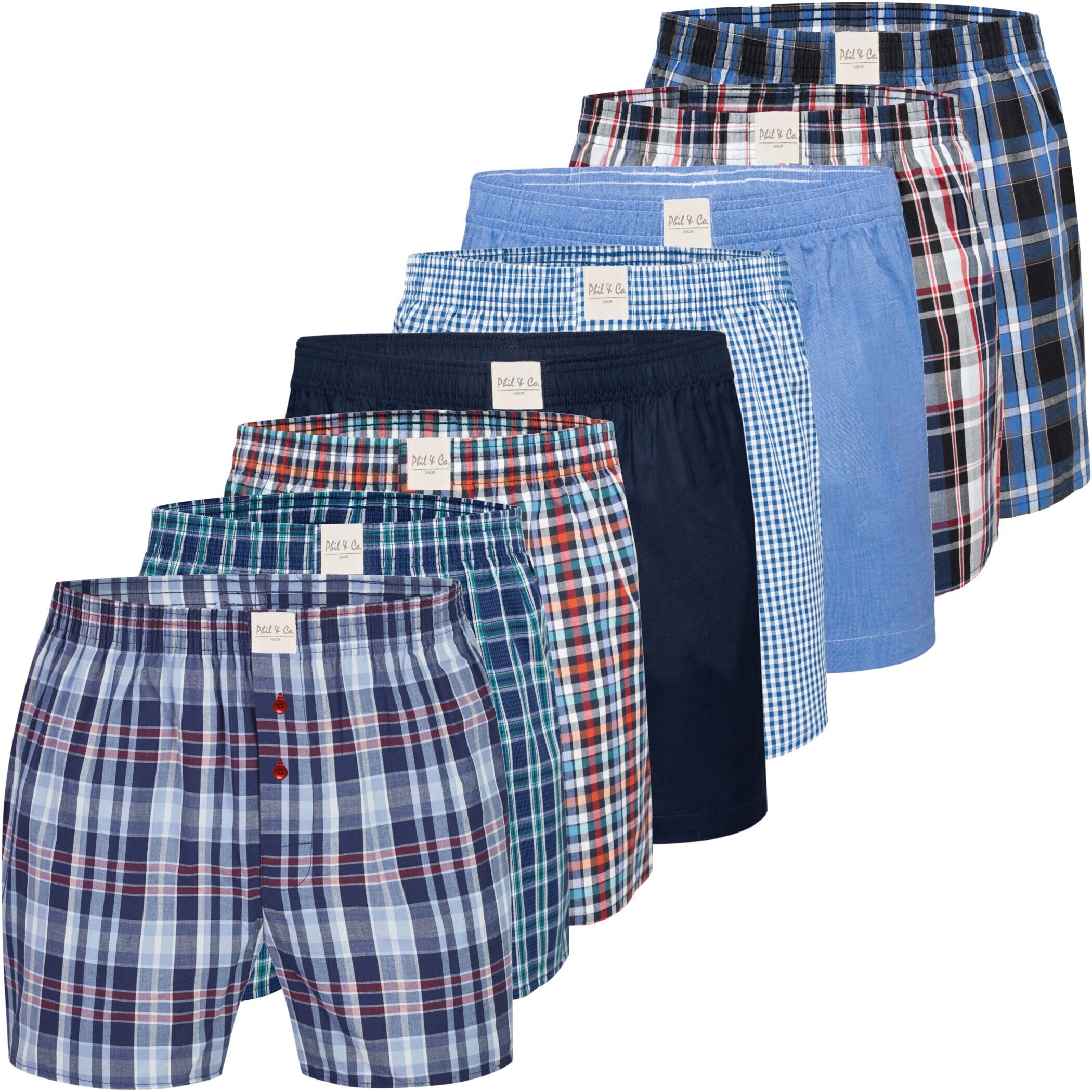 Phil & Co. Boxershorts 8 Phil & Co. Berlin Webboxer Herren american Boxer B günstig online kaufen