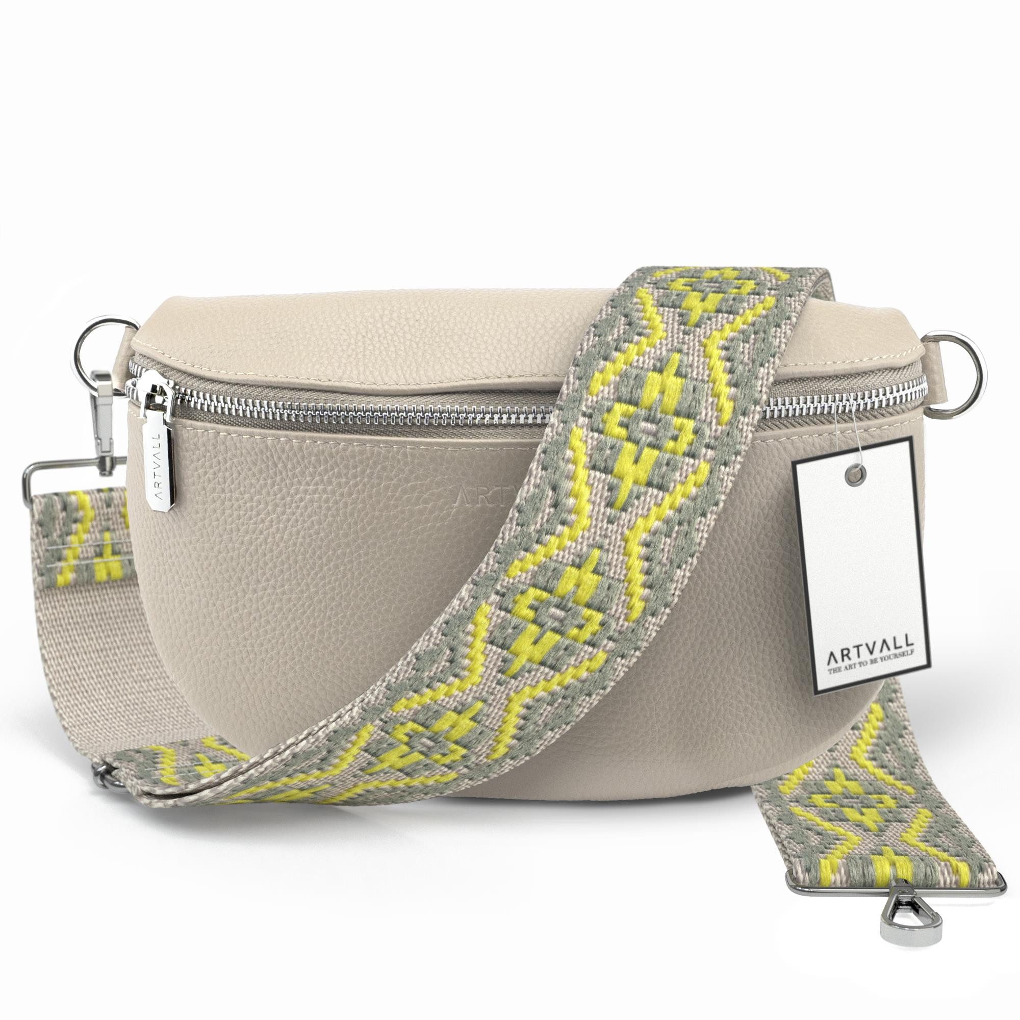 ARTVALL Umhängetasche Echtleder Handtasche Brusttasche Crossbody günstig online kaufen