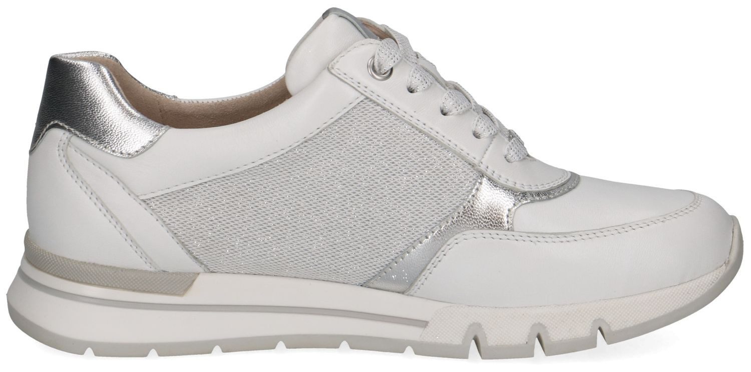 Caprice Caprice 23725 Lace-up shoe wide White/Silver Sneaker