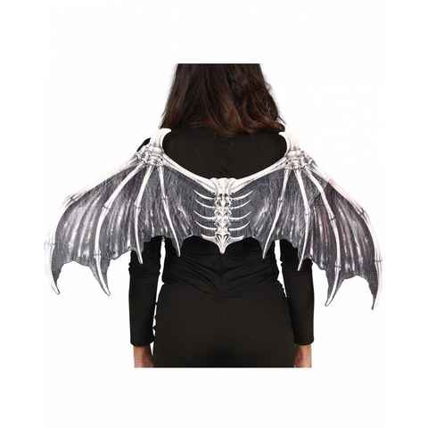 Horror-Shop Vampir-Kostüm Skelett Fledermaus Flügel 80x40cm