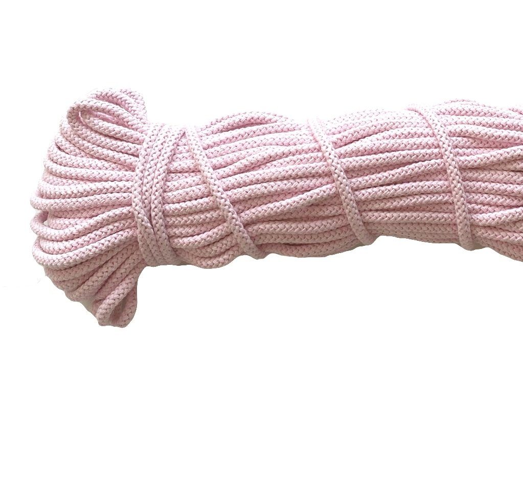 Thumbnail - Mississhop Kordel 100 m / Ø 5 mm / Ø 3 mm Baumwollkordel Seil Kordel 100 % Baumwolle