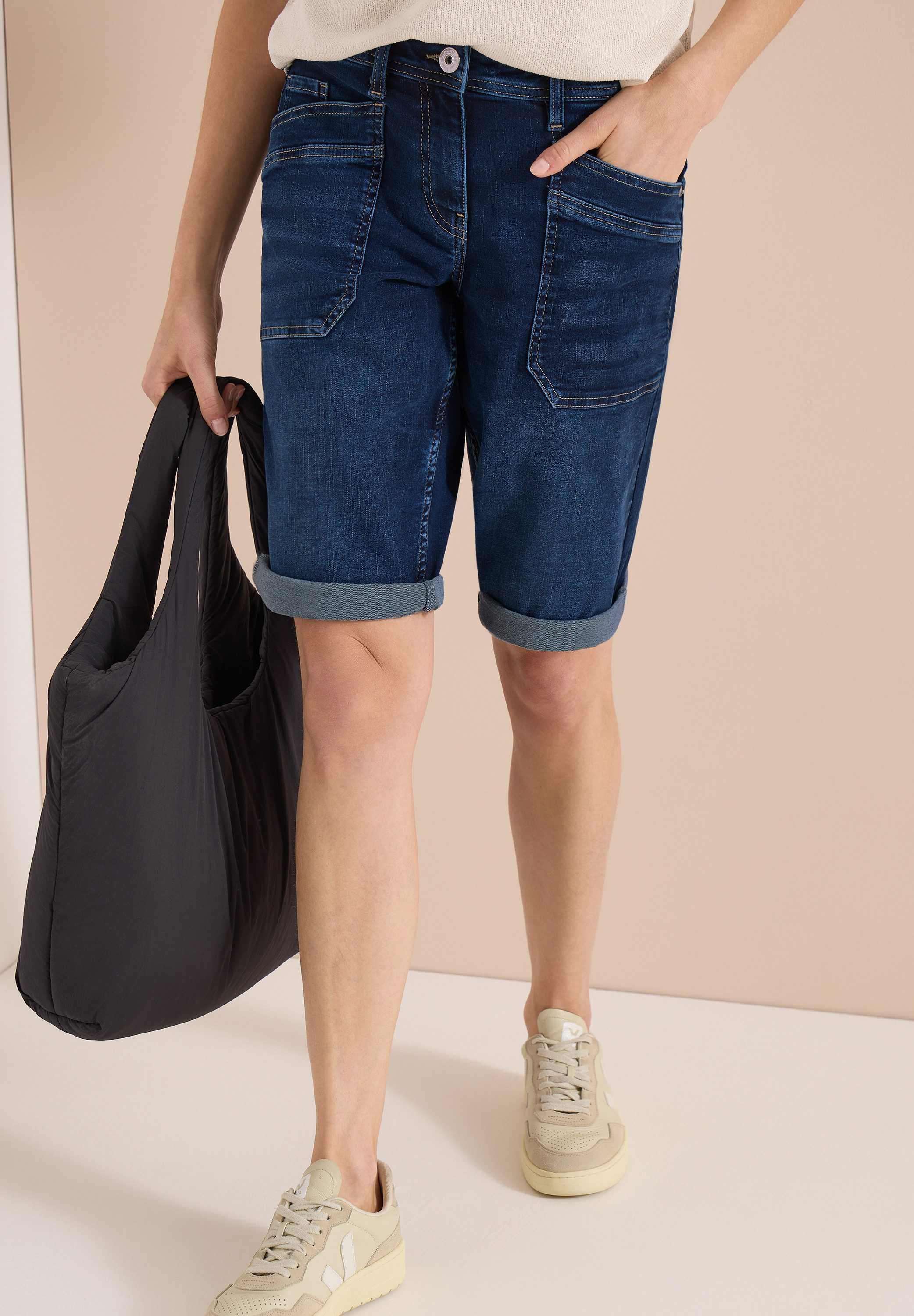 CECIL Loose-fit-Jeans mit Wide Legs