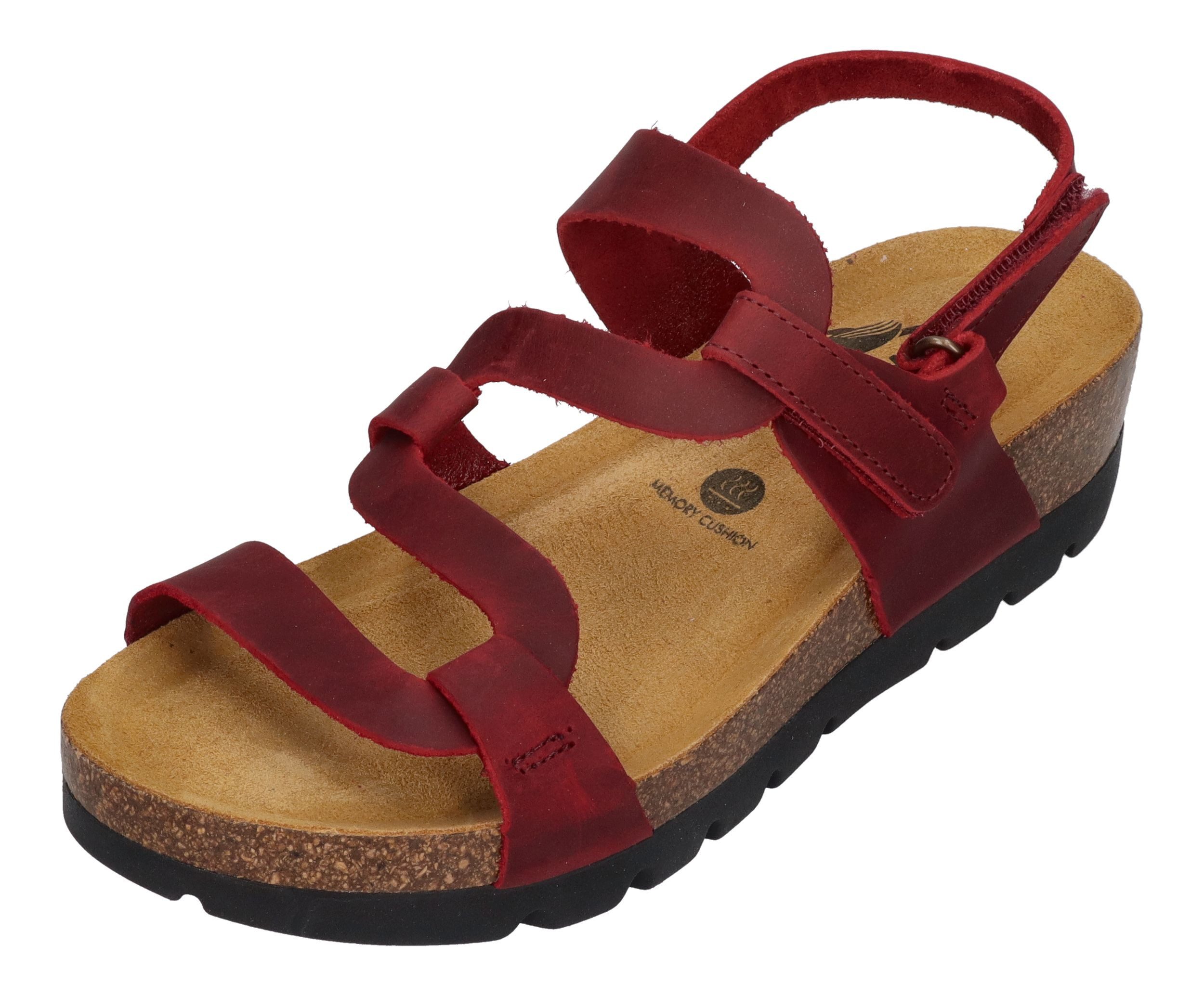 Plakton CURVI Sandalette Rojo