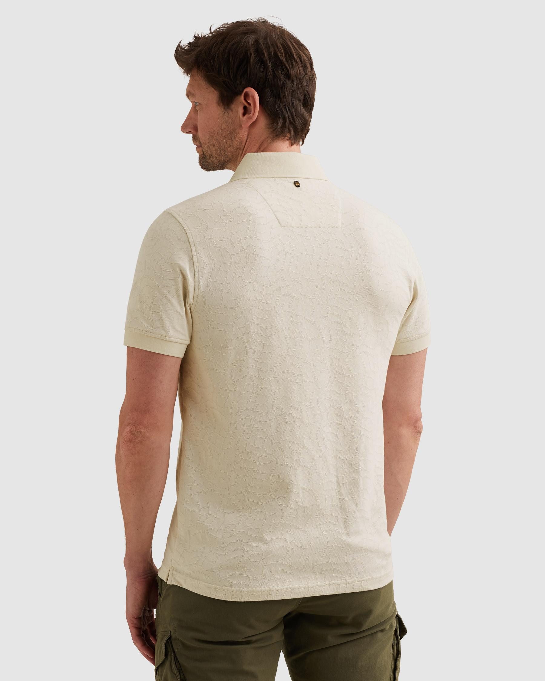 PME LEGEND Poloshirt Short sleeve polo jersey jacquard mit Logo Stickerei