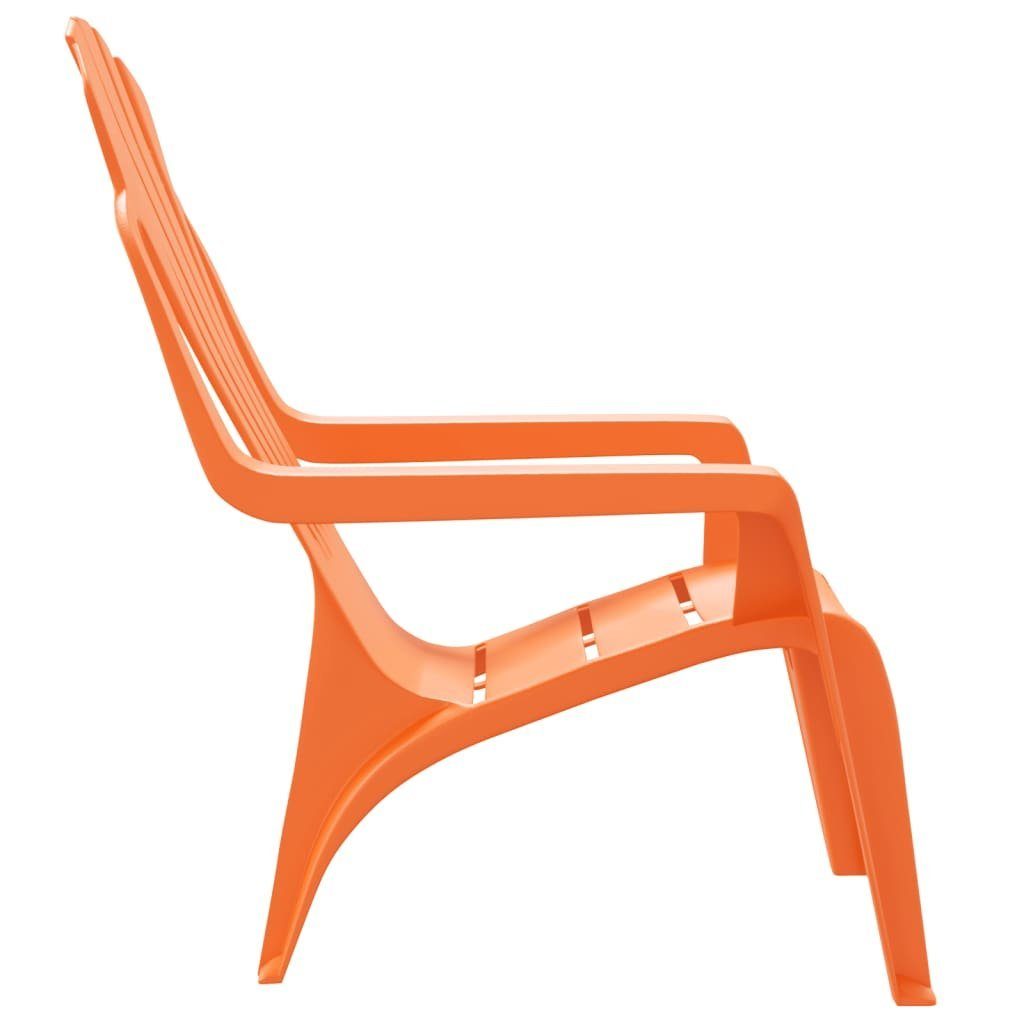 | orange St) PP DOTMALL orange Stk. Holzoptik Gartenstuhl Orange cm (2 vidaXL Kinder-Gartenstühle 2 37x34x44
