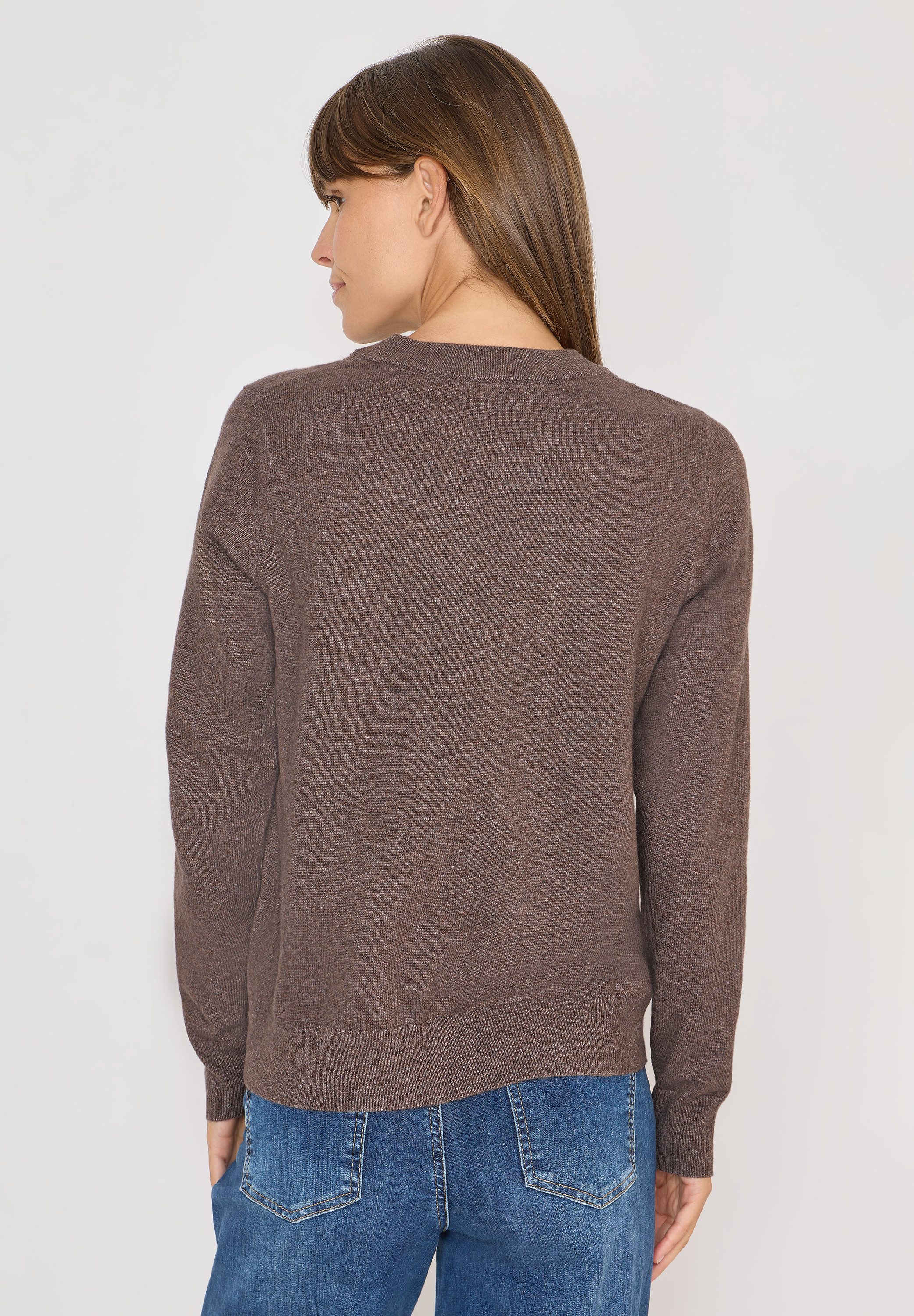 Cecil Strickpullover mit Rundhalsausschnitt günstig online kaufen