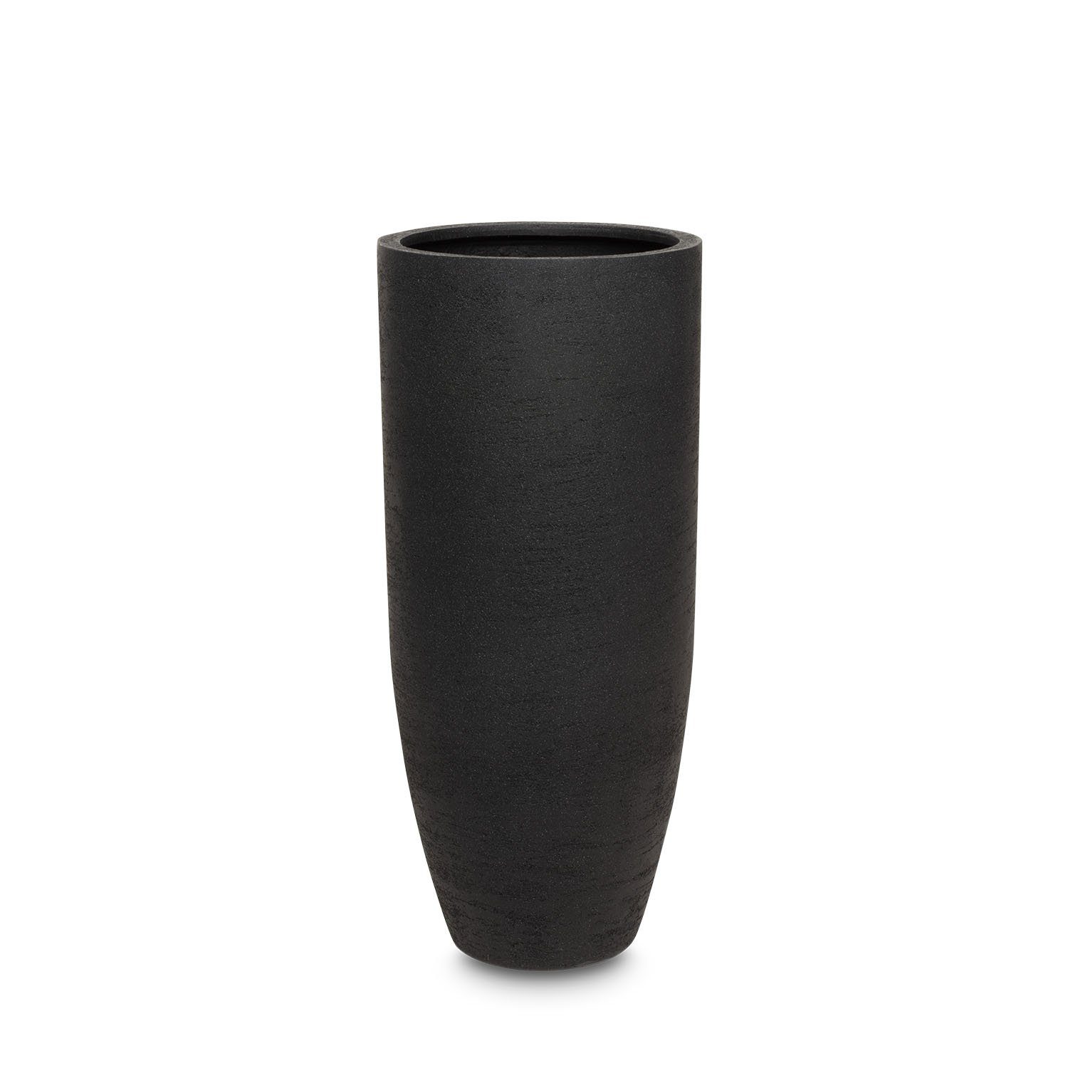 fleur ami Pflanzkübel New Tribeca Shape Pflanzvase classic, Ø 35 cm natural raw anthrazit