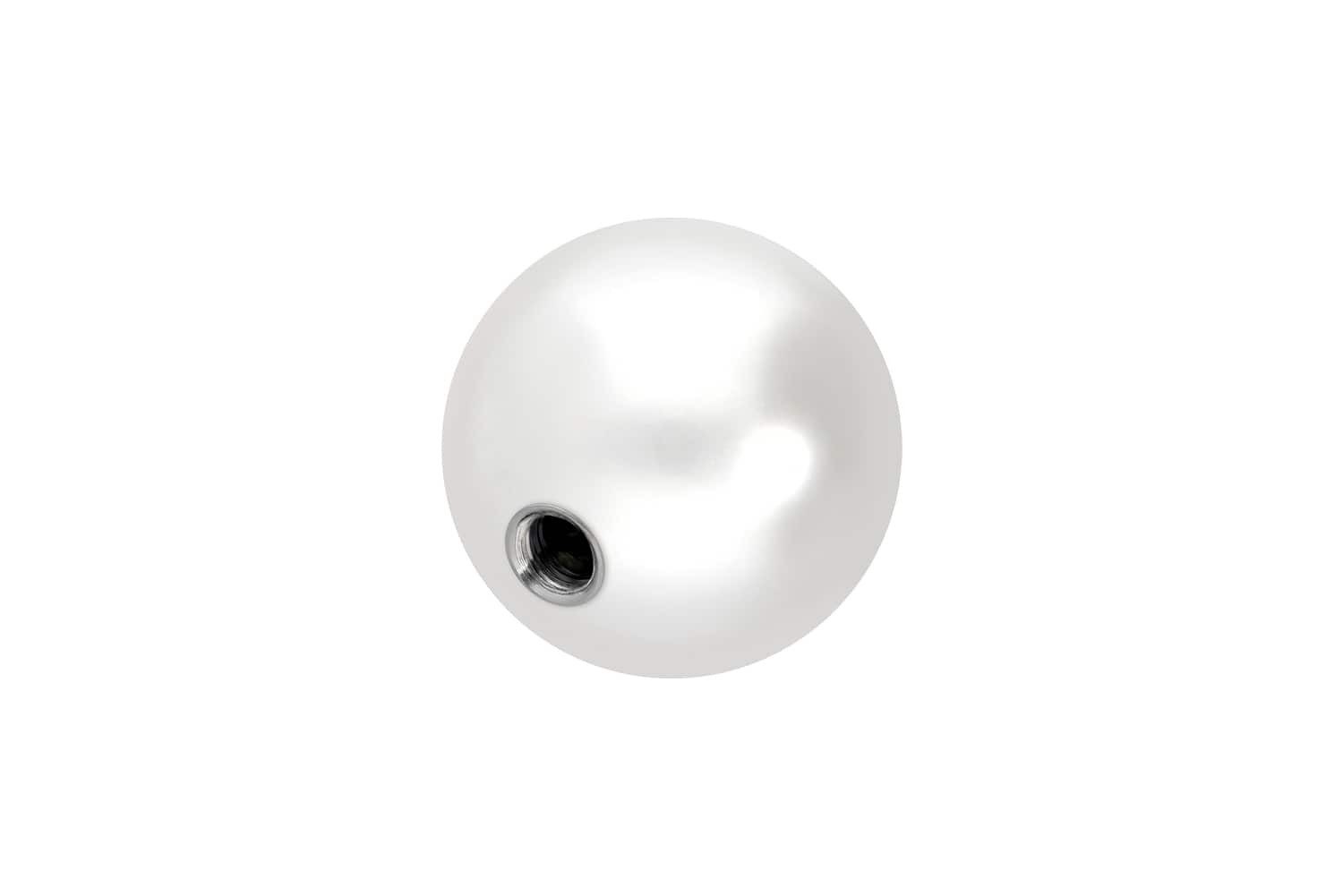 Piercing-Set Synthetische Schraubperle mit Titangewinde