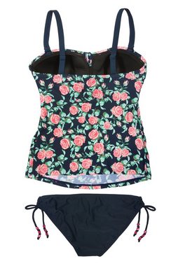 petit amour Umstands-Tankini CAMERON Rosendruck D/E & F/G Cup (Set, 2-St., 2er Pack) Perfektes Design für Umstandsbademode in großen Cupgrößen: Stylisher und mitwachsender Tankini weit über die Schwangerschaft hinaus tragbar.