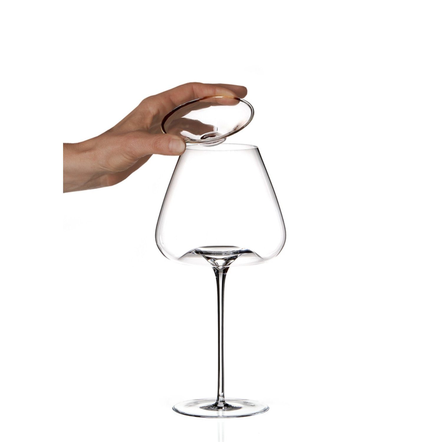 ZIEHER Weinglas Zieher Weinglasdeckel TESORO 2er Set, Borosilikatglas