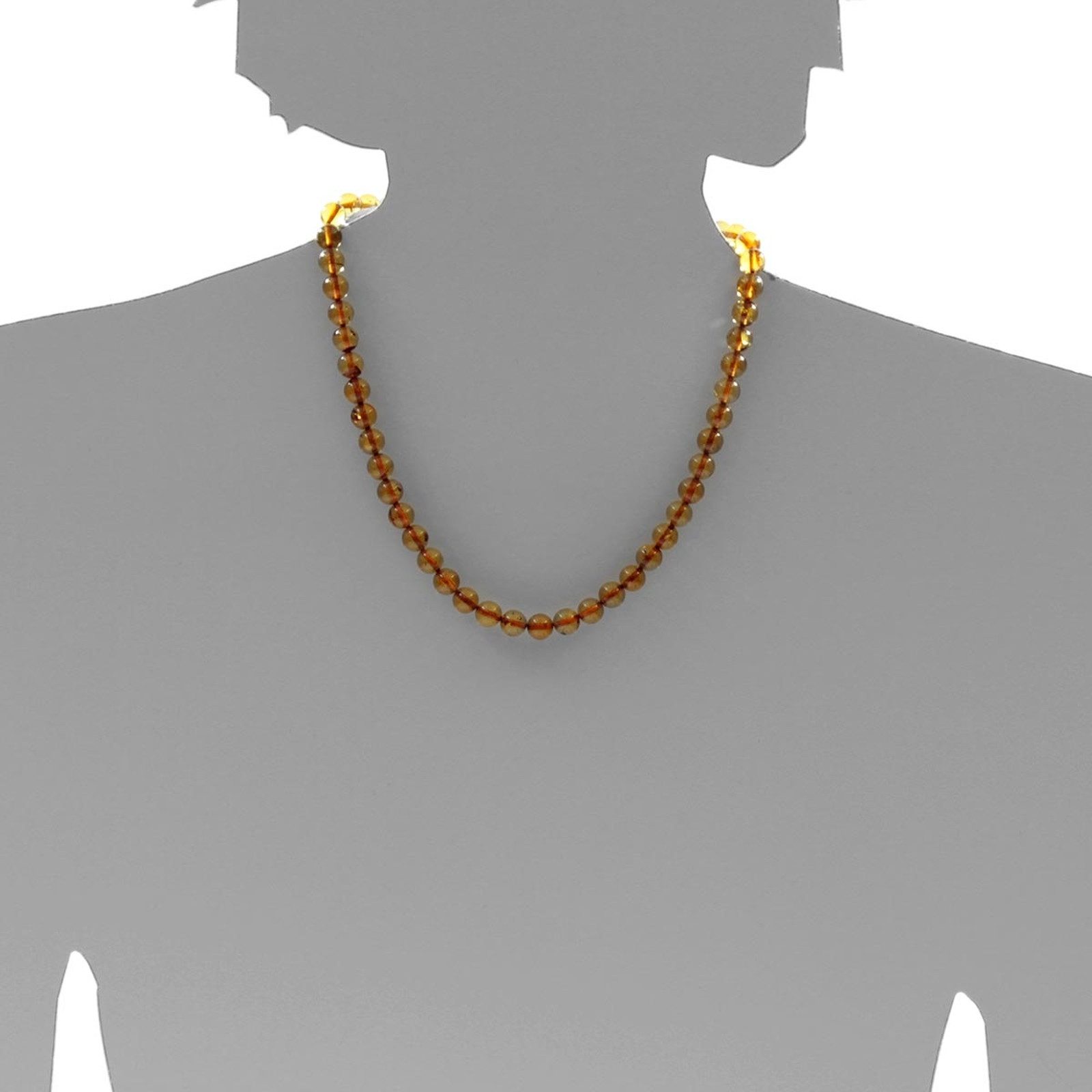 OSTSEE-SCHMUCK Gliederkette Ostsee-Schmuck Kette Kugel 8 mm Kette Kugel 8 mm (1-tlg)