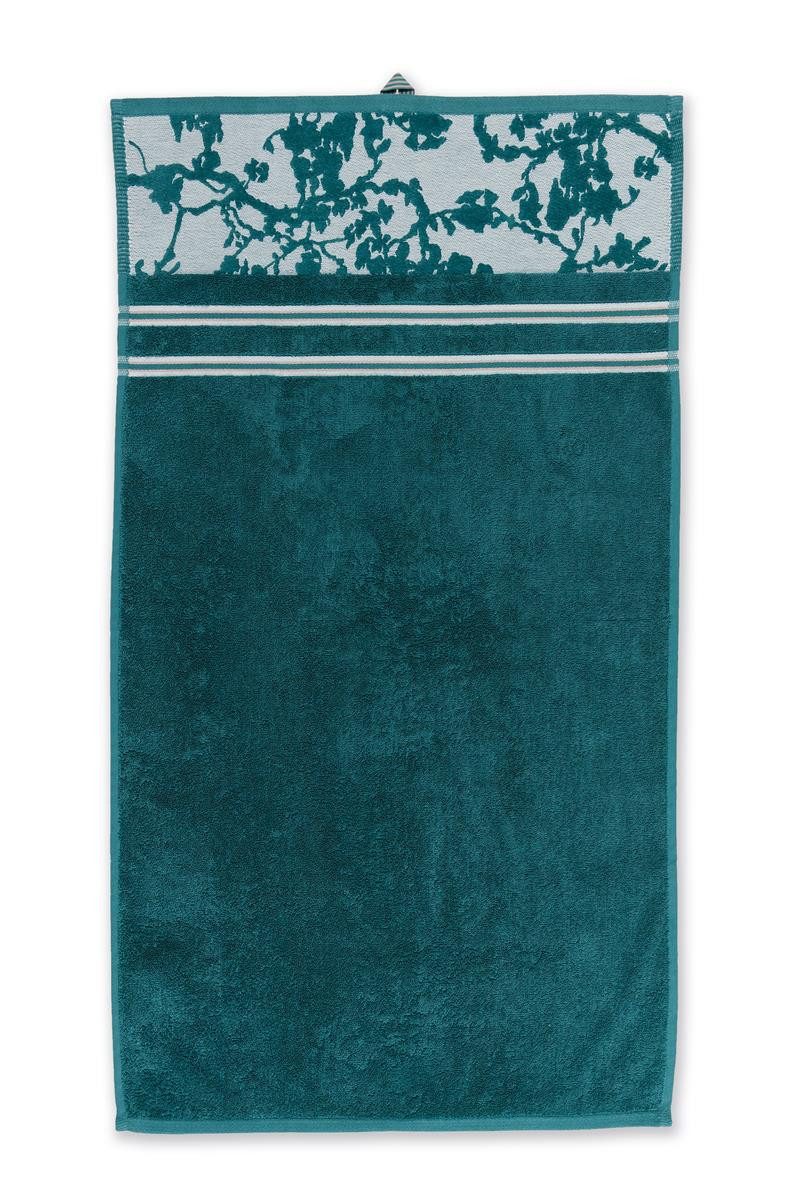 Beddinghouse x Van Gogh Museum Handtuch andtuch Fleurir Towel_Blue_UV_UV_55x100 55 x 100 cm Set a 3 Handtücher, Frottier (1-St), Handtuch Frottetuch