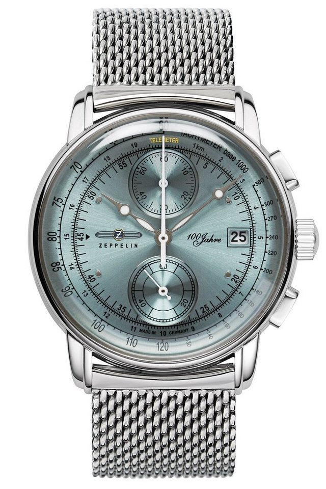 ZEPPELIN Quarzuhr Chronograph 100 Jahre Zeppelin Ed. 1, Wasserdicht bis 5  bar