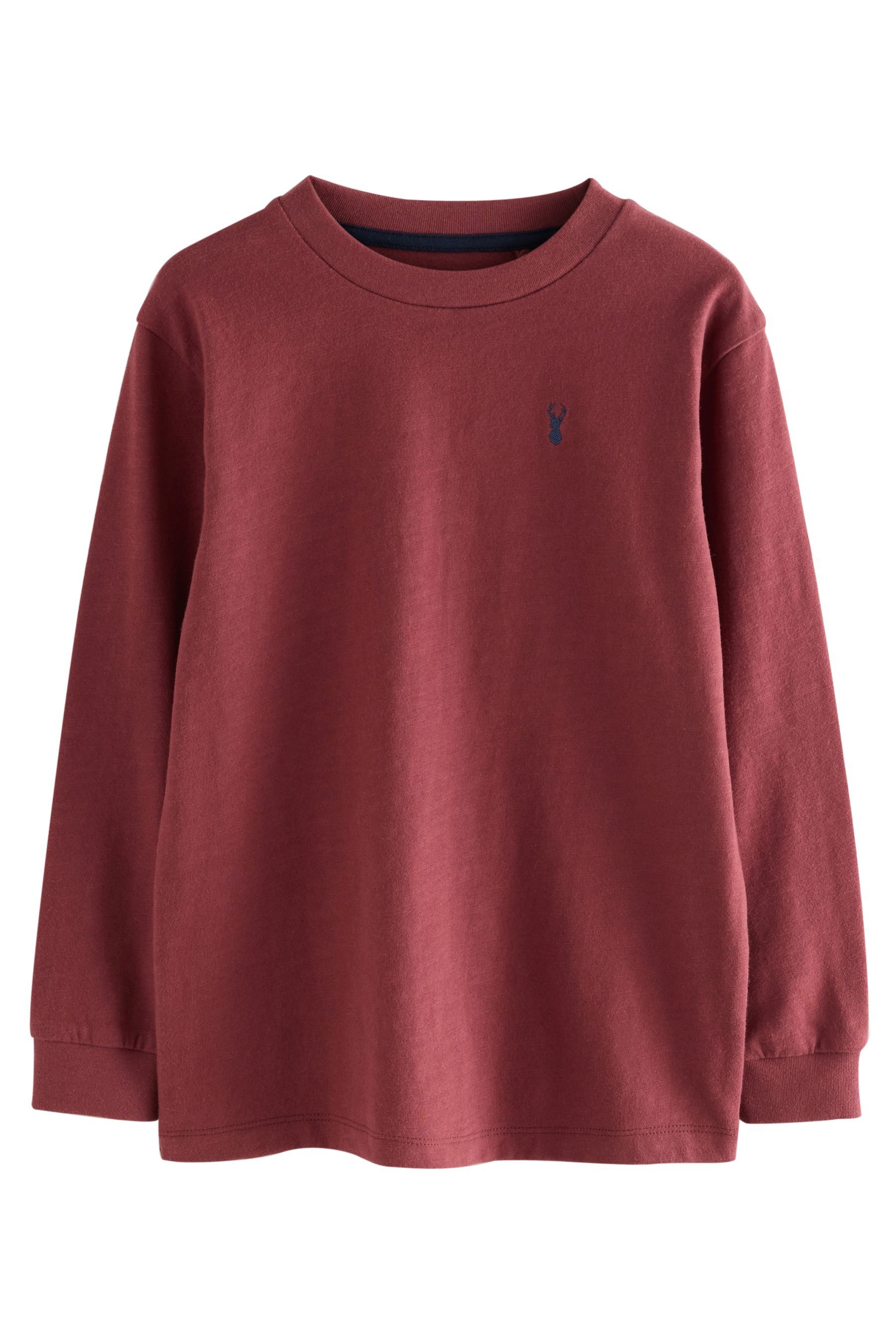 Next Langarmshirt 3er-Pack Langarmshirts im Farbblockdesign (3-tlg)