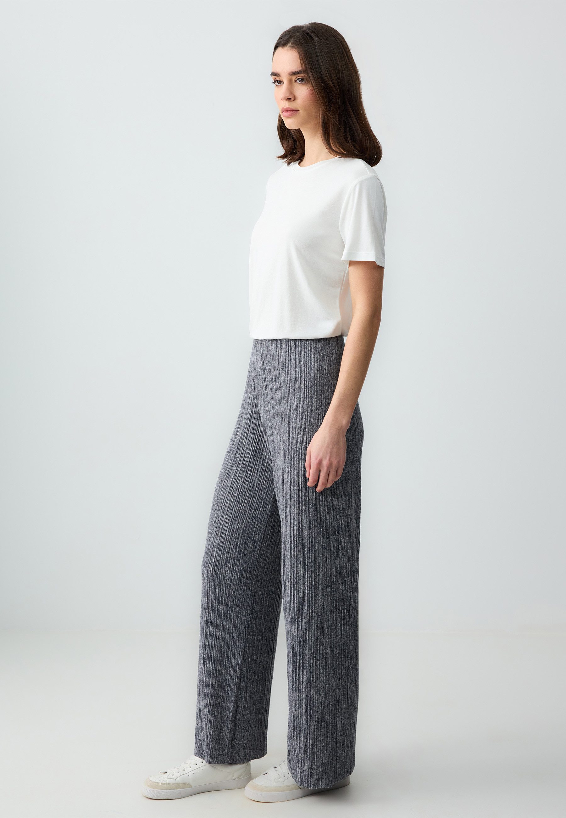 Jimmy Key Strickhose Gemusterte Strickhose Mit günstig online kaufen
