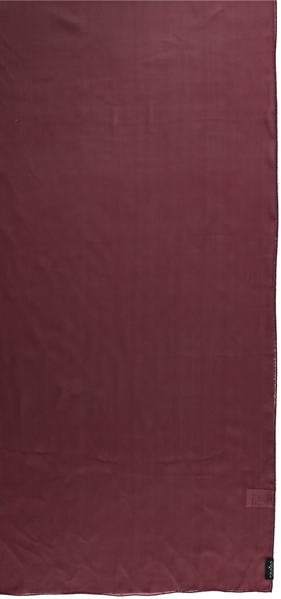 Fraas XXL-Schal Seidenstola, (1-St), reiner Seide aus burgundy