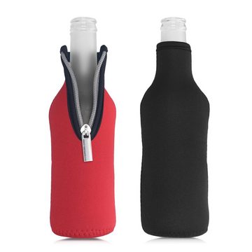kwmobile Outdoor-Flaschenkühler 2x 330ml Flasche Flaschenkühler, für Bier und andere Getränke - aus isoliertem Neopren - Kühler