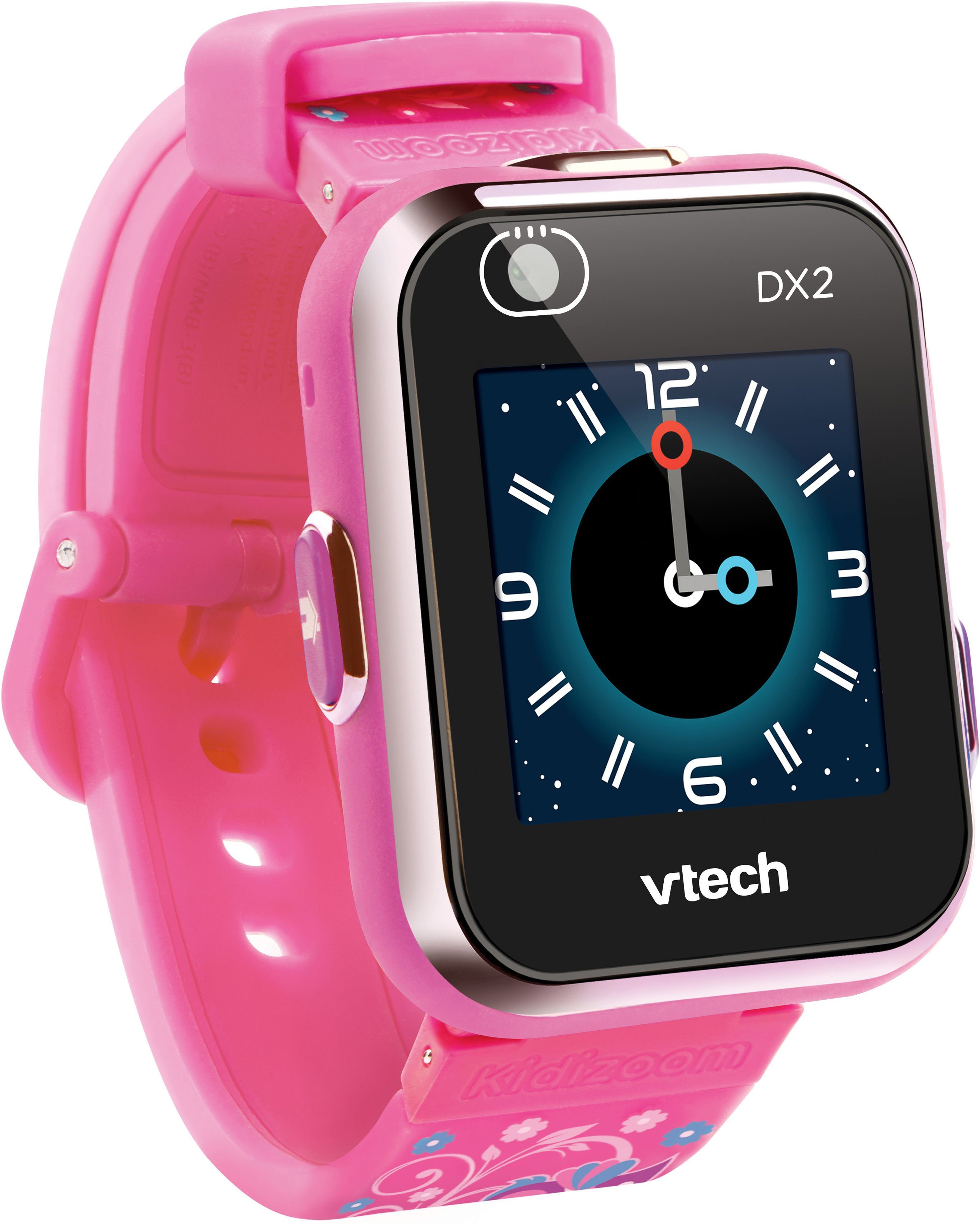 Vtech® Lernspielzeug KidiZoom Smart Watch DX2, pinkflower, mit Kamerafunktion