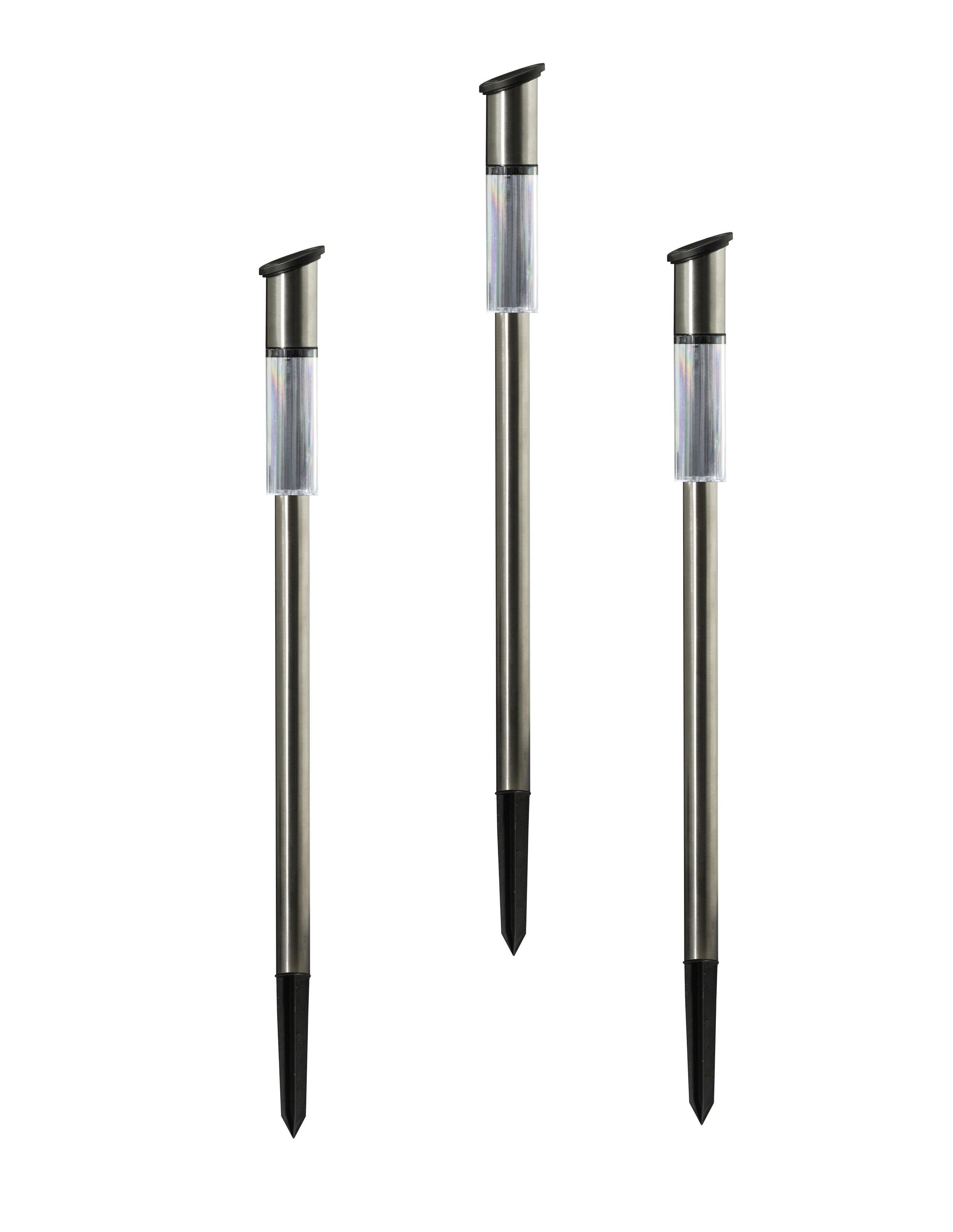 EZ SOLAR LED Solarleuchte Edelstahl 57cm, günstig online kaufen