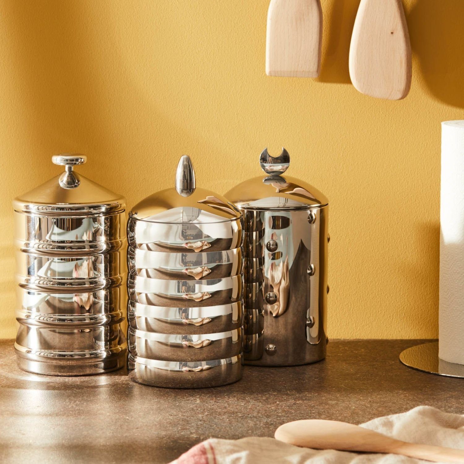 Alessi Vorratsdose Kalistò 1, Edelstahl, (1-tlg)