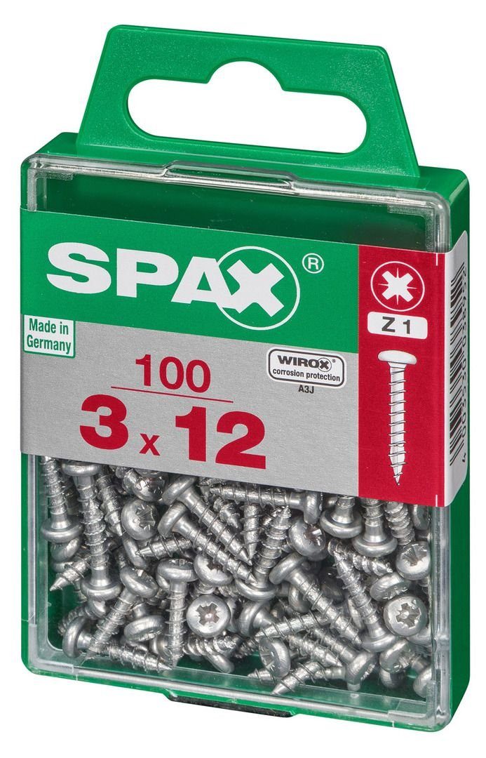 SPAX Holzbauschraube Spax Universalschrauben 3.0 TX x 12 mm 10