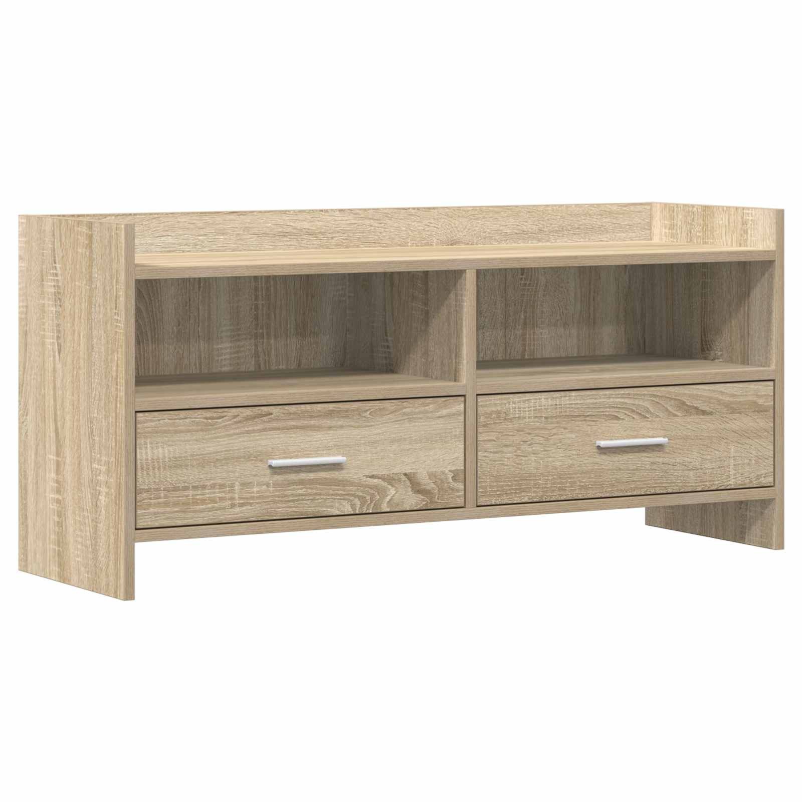 TV-Schrank TV-Schränk 100 x 33 x 47 cm Sonoma-Eiche Holzwerkstoff