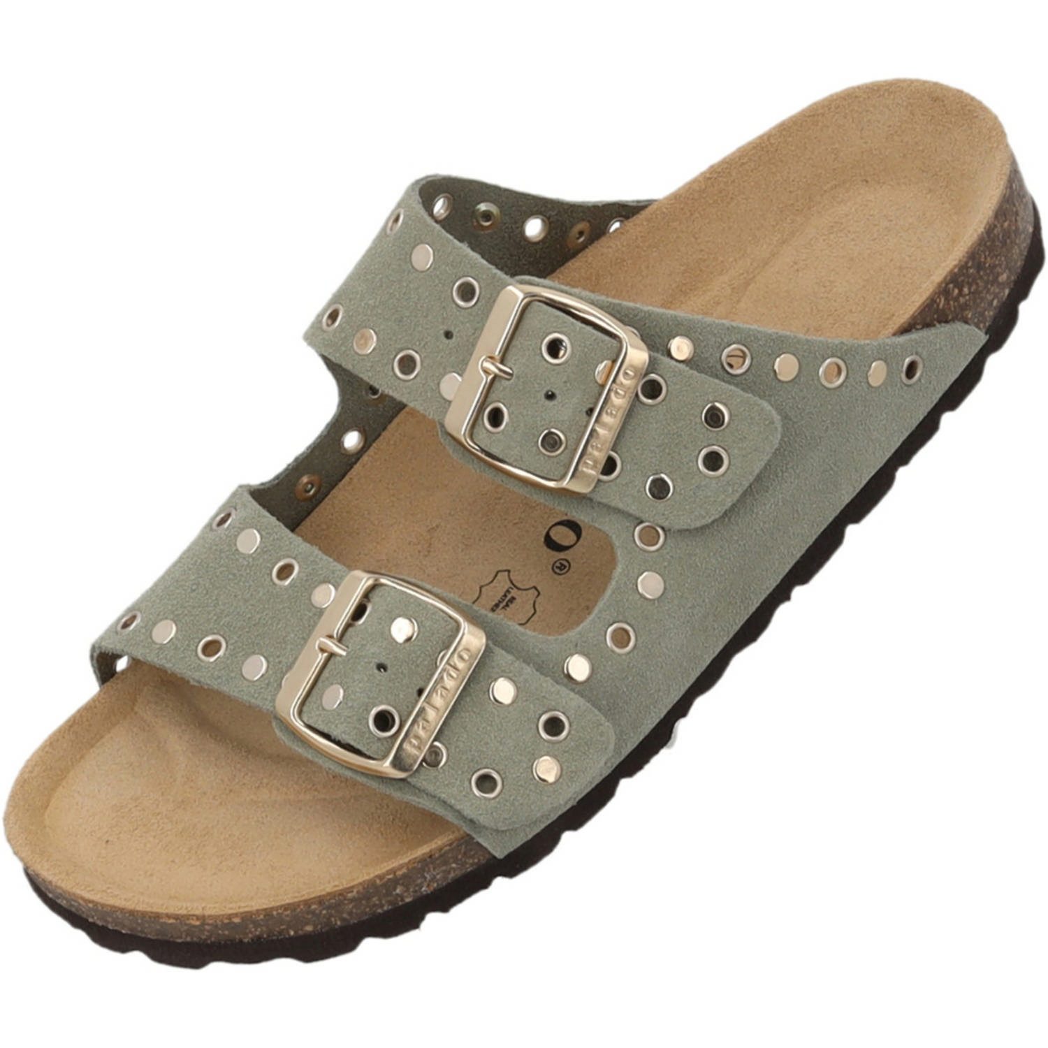 Palado Korfu Bistud Suede Premium Leather Pantolette